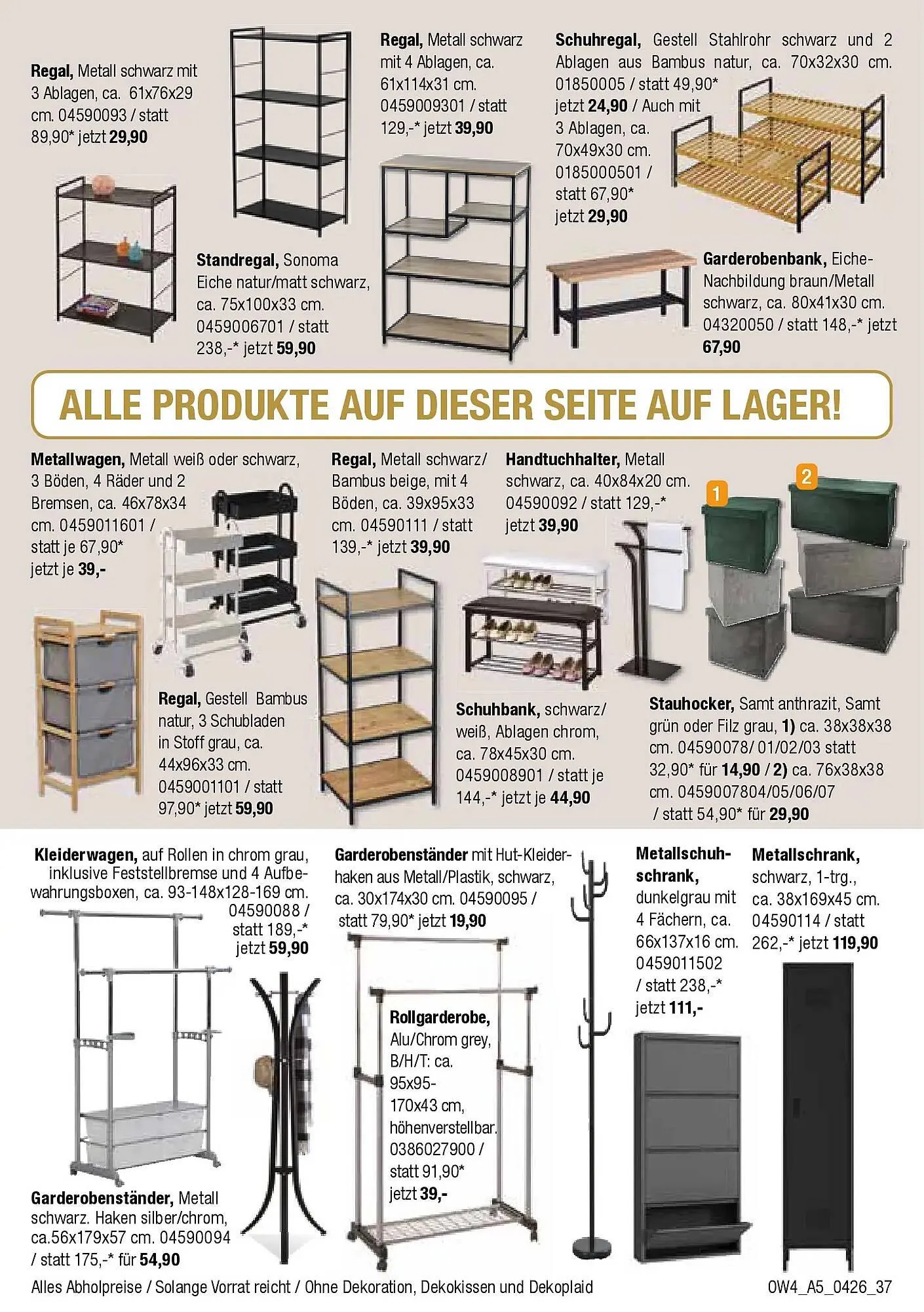 Opti Wohnwelt Prospekt von 1. April bis 18. April 2026 - Prospekt seite 37