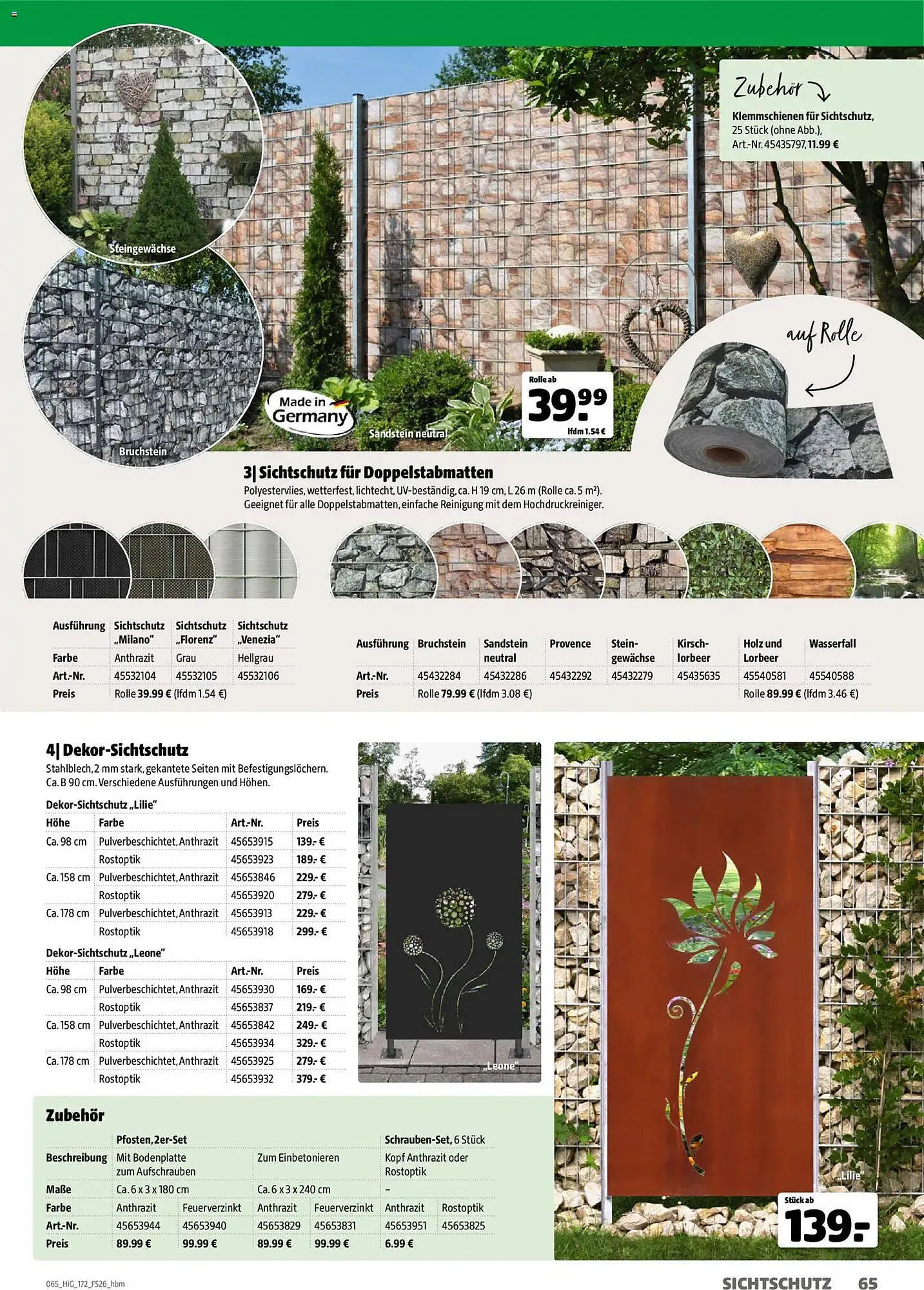 Hagebau Prospekt von 2. März bis 31. Dezember 2026 - Prospekt seite 65