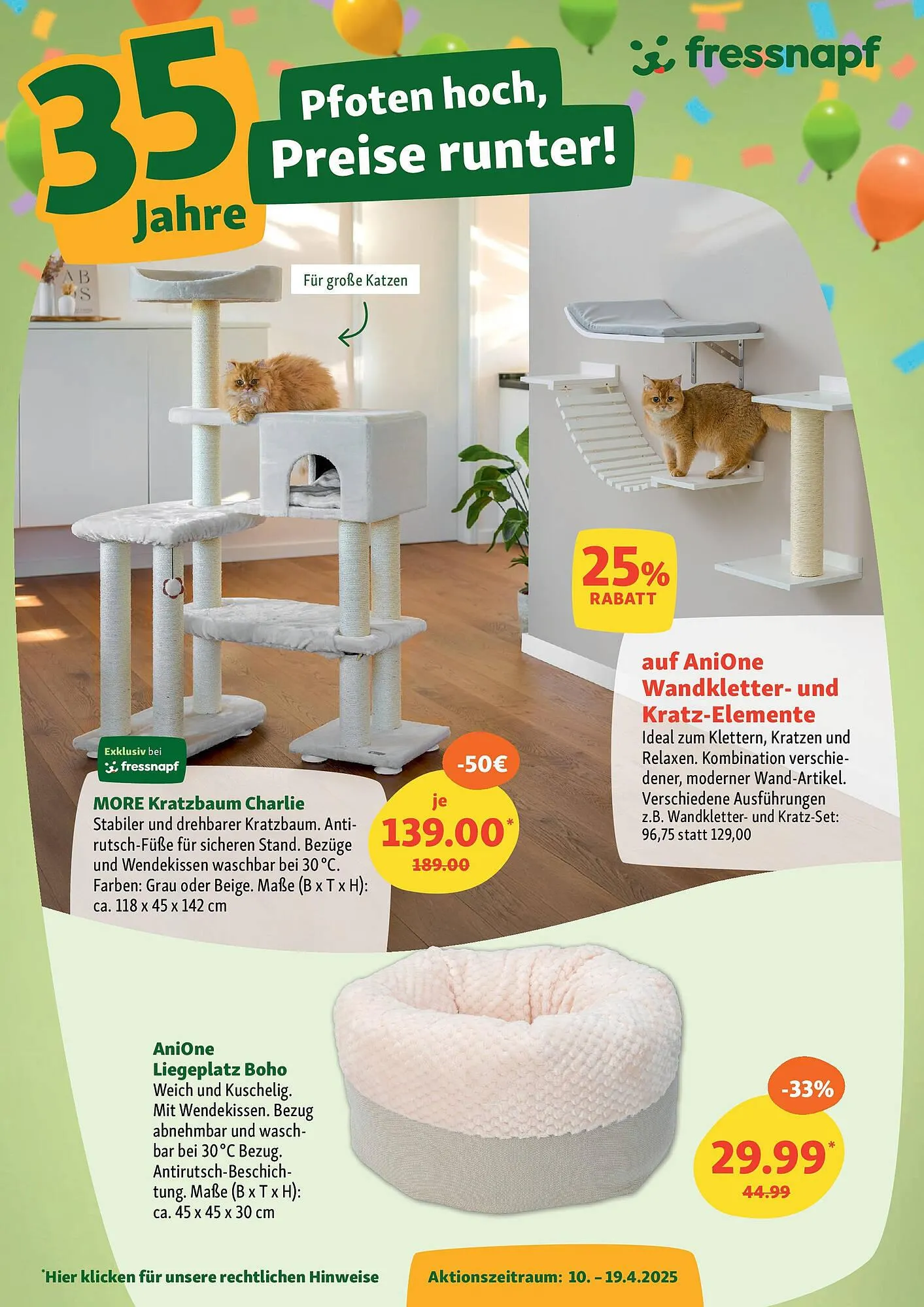 Fressnapf Prospekt von 9. April bis 21. April 2025 - Prospekt seite 10