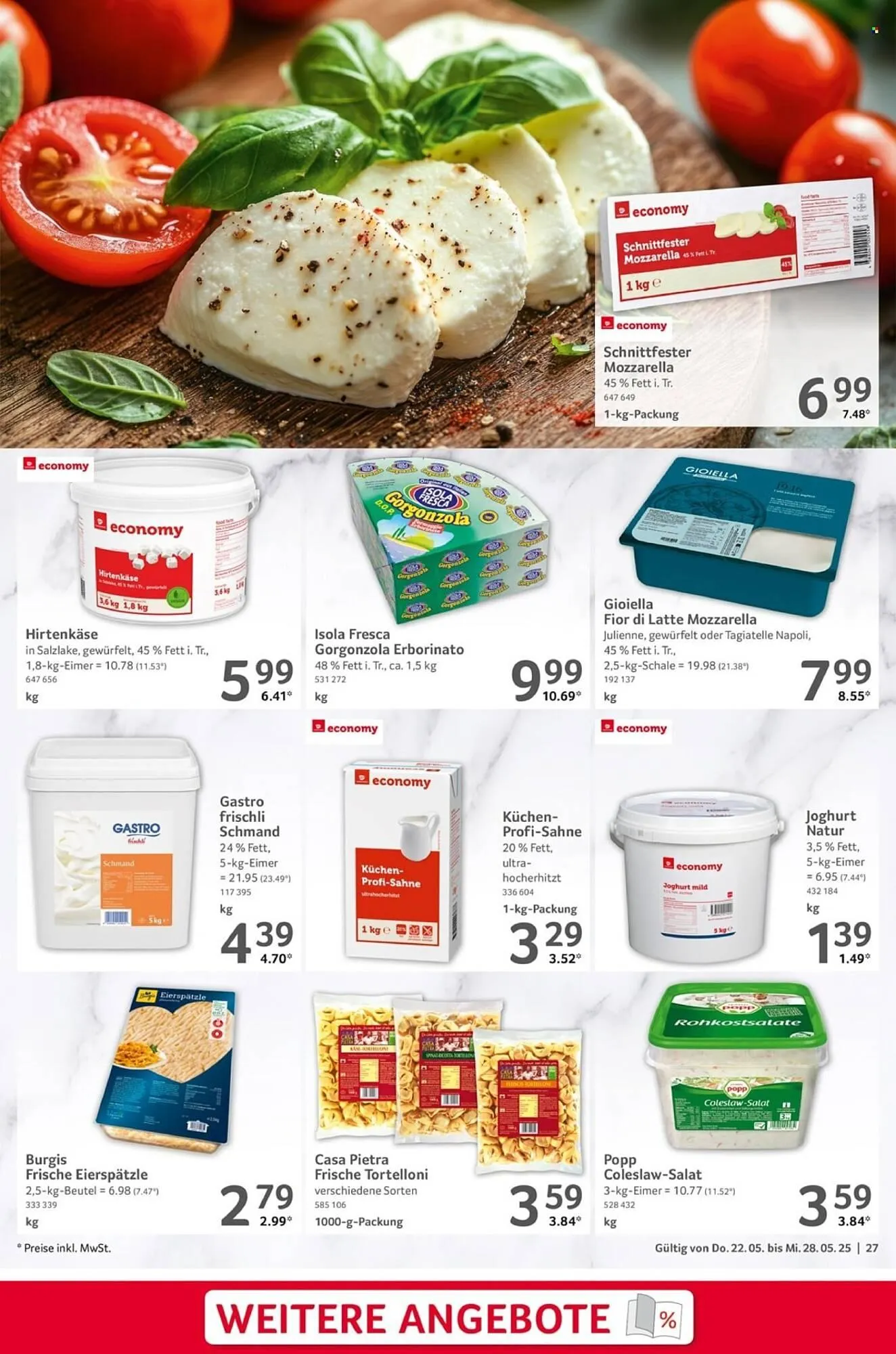 Selgros Prospekt von 22. Mai bis 28. Mai 2025 - Prospekt seite 27