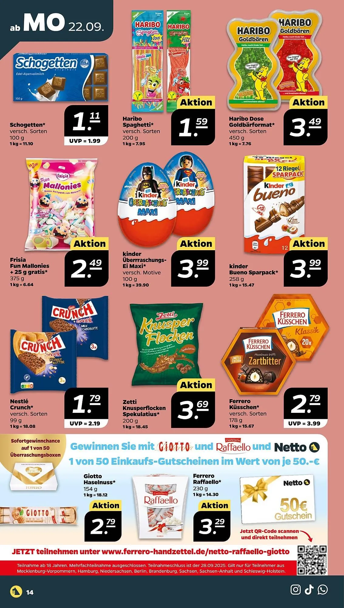 NETTO Prospekt von 22. September bis 27. September 2025 - Prospekt seite 14