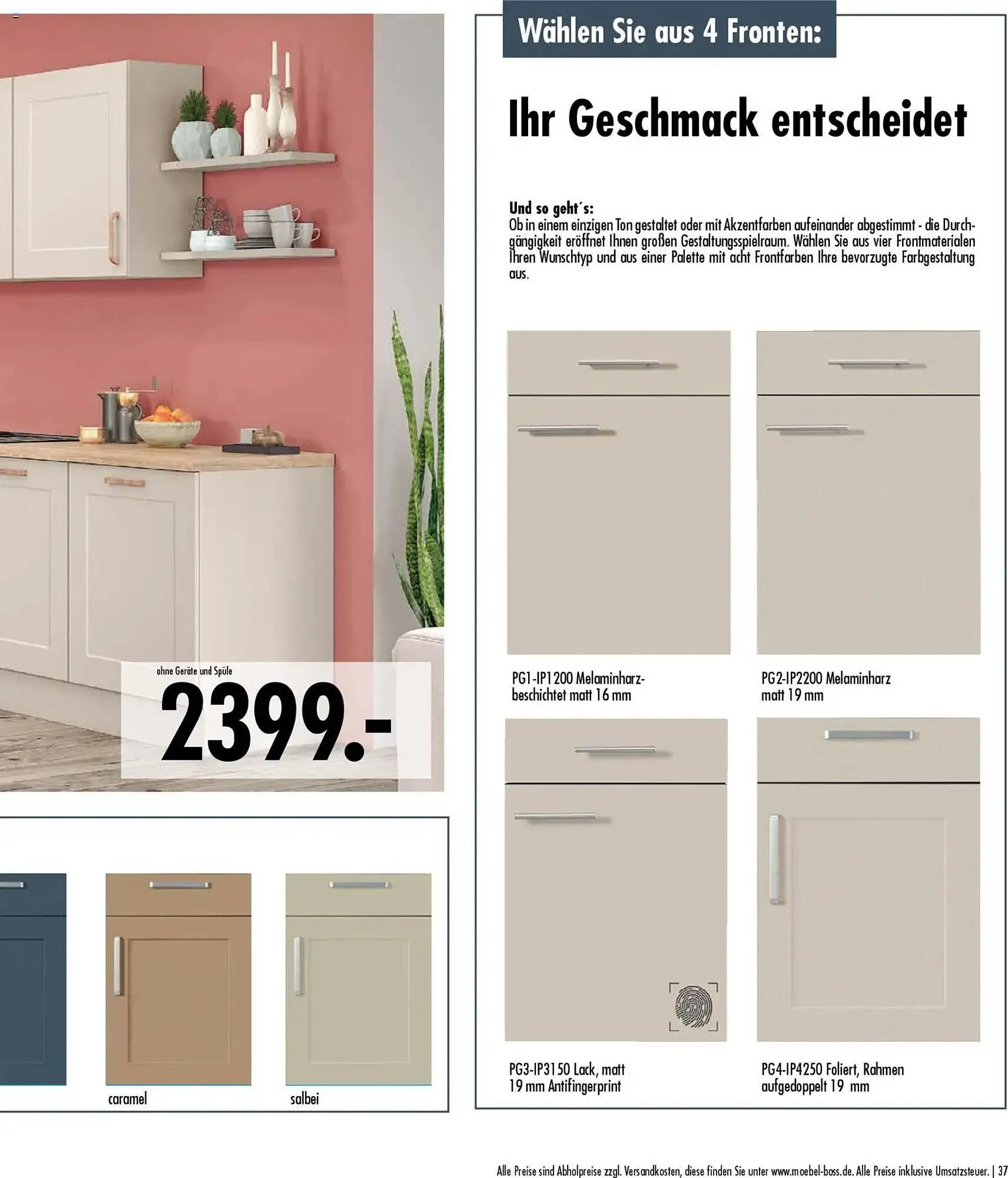 Möbel Boss Prospekt von 9. April bis 30. November 2026 - Prospekt seite 37