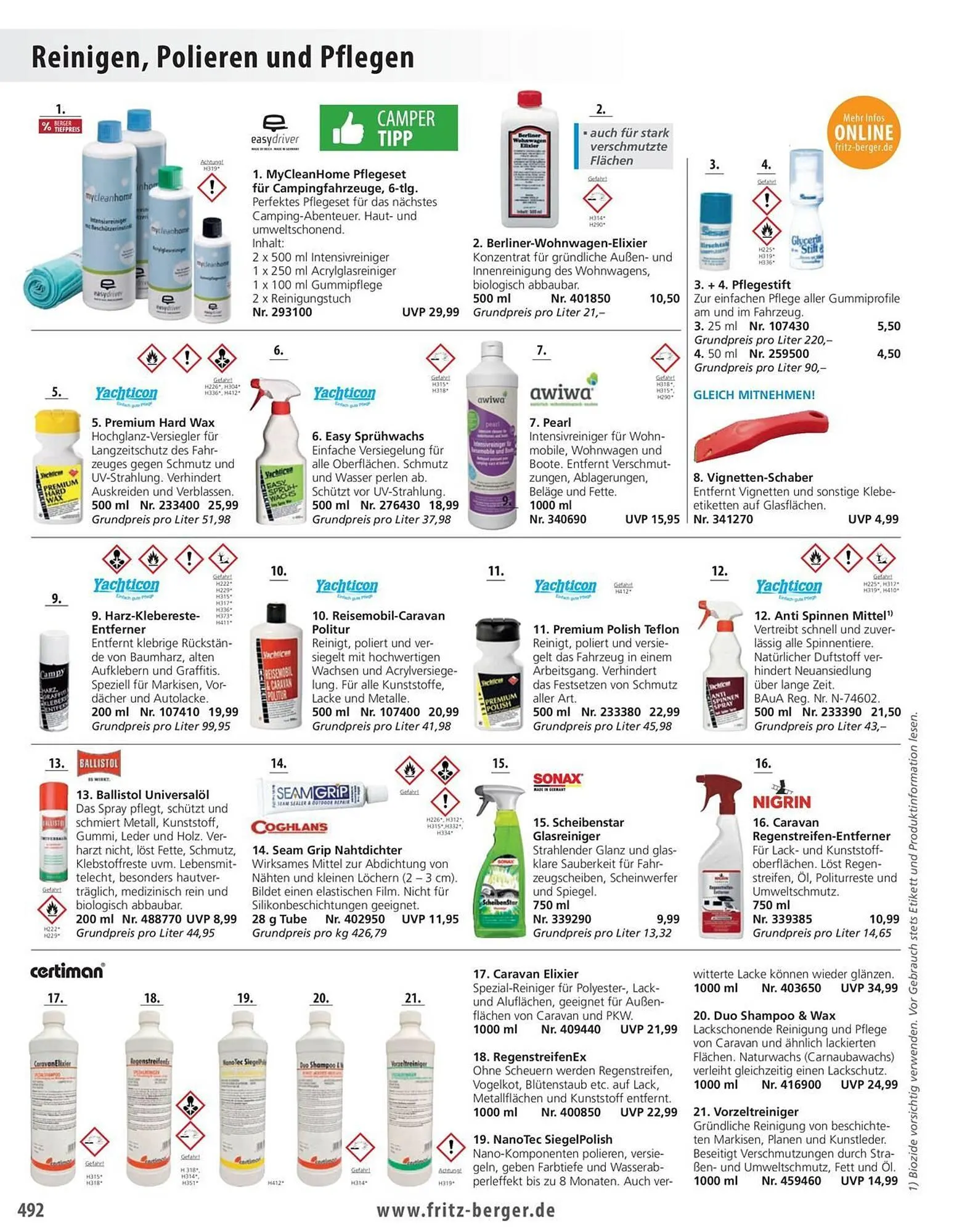Fritz Berger Prospekt von 27. Mai bis 31. Dezember 2025 - Prospekt seite 496