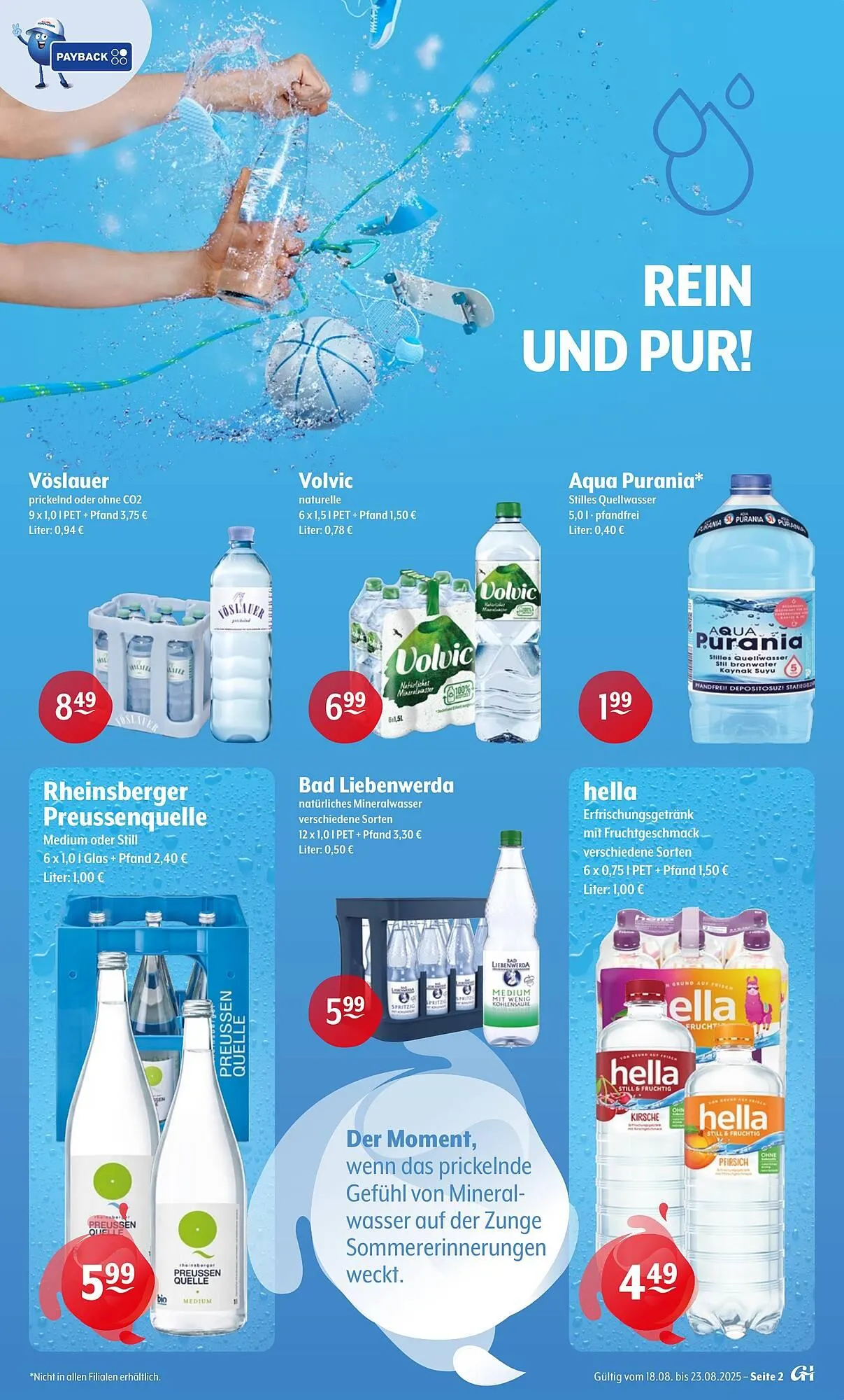 Getränke Hoffmann Prospekt von 18. August bis 23. August 2025 - Prospekt seite 2