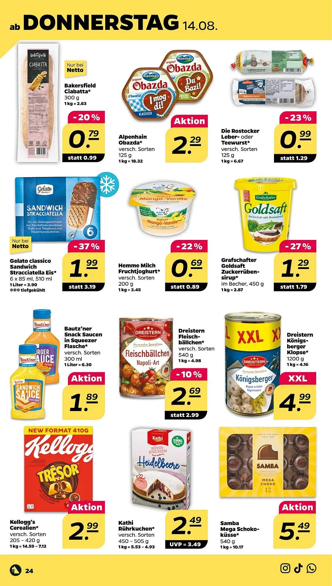NETTO Prospekt von 11. August bis 16. August 2025 - Prospekt seite 26