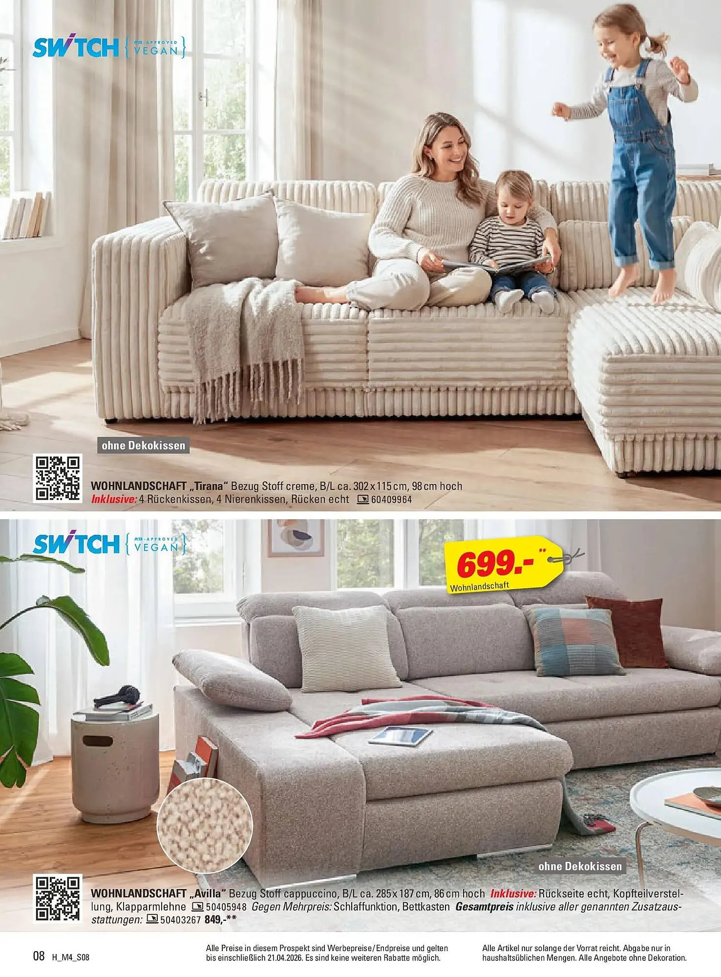 Höffner Prospekt von 31. März bis 21. April 2026 - Prospekt seite 8