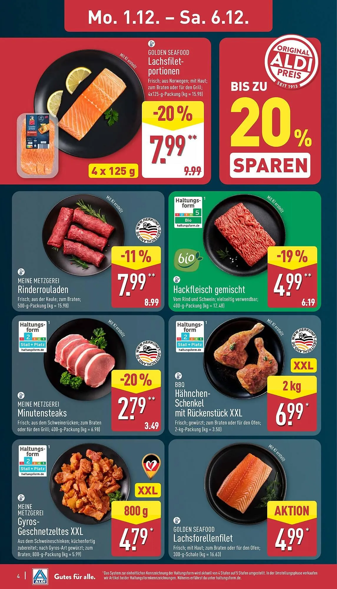 Aldi Nord Prospekt von 1. Dezember bis 6. Dezember 2025 - Prospekt seite 4