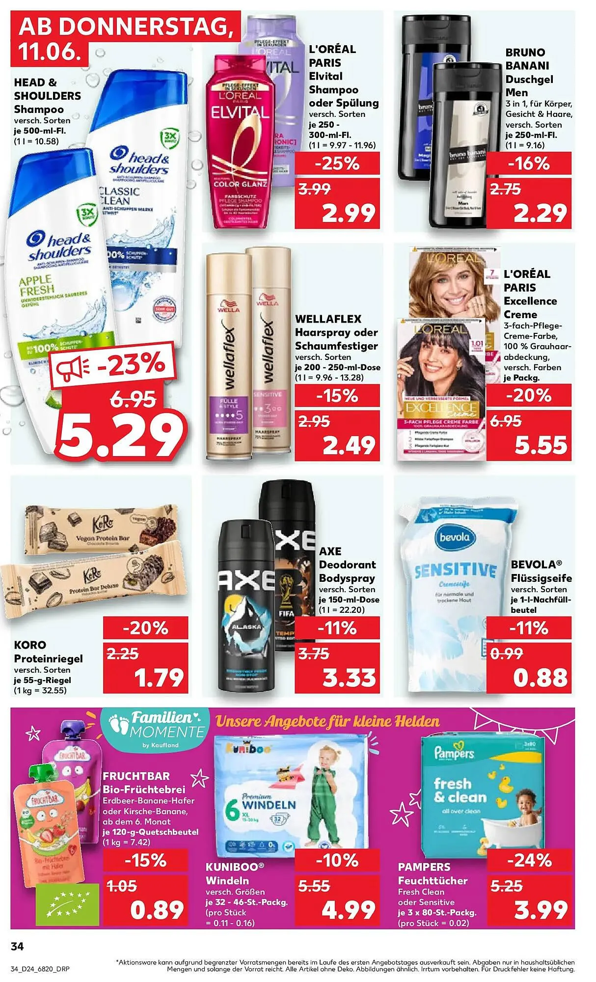 Kaufland Prospekt von 11. Juni bis 17. Juni 2026 - Prospekt seite 34