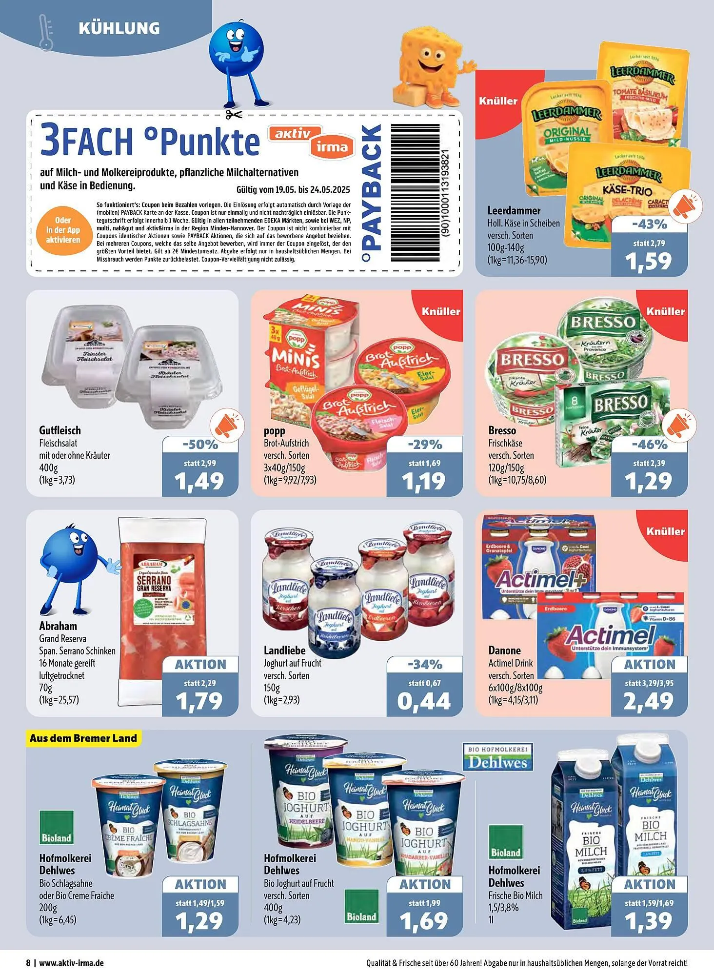 Aktiv Irma Prospekt von 19. Mai bis 24. Mai 2025 - Prospekt seite 8