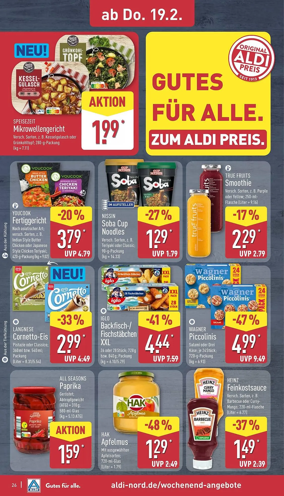 Aldi Nord Prospekt von 16. Februar bis 21. Februar 2026 - Prospekt seite 31