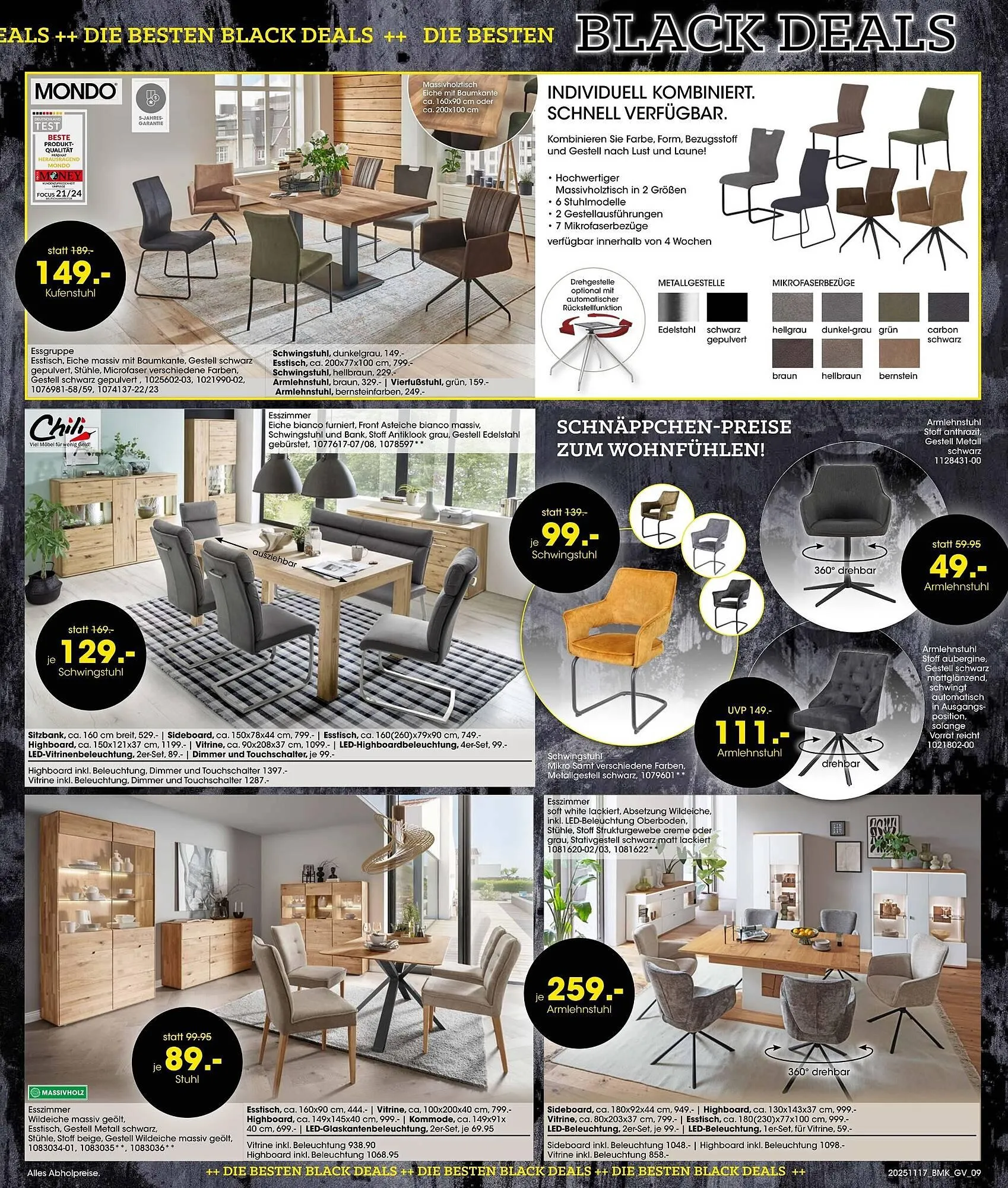 Möbel Martin Prospekt von 17. November bis 2. Dezember 2025 - Prospekt seite 9