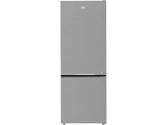BEKO B7RCNE567HXB Kühlgefrierkombination (B, 490 l, 1920 mm hoch, Edelstahl-Look)