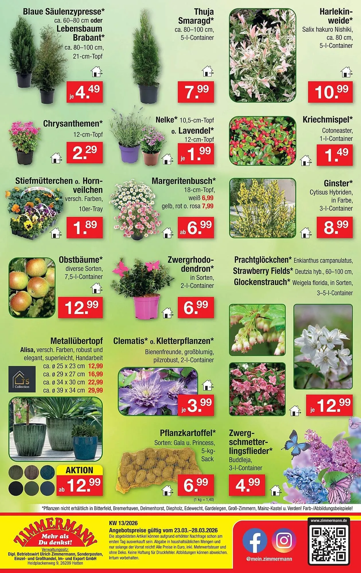 Zimmermann Prospekt von 23. März bis 28. März 2026 - Prospekt seite 10