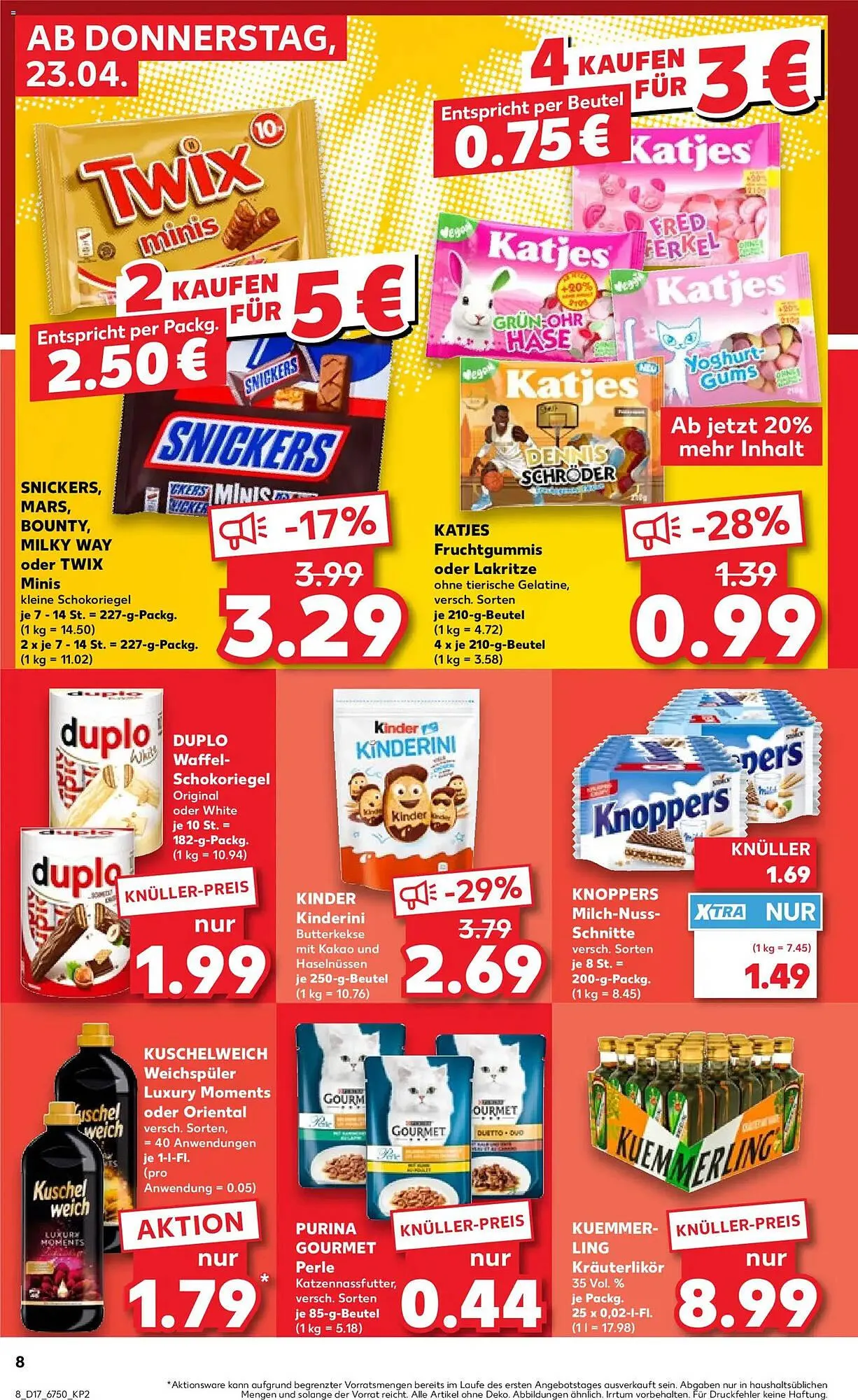 Kaufland Prospekt von 23. April bis 29. April 2026 - Prospekt seite 8