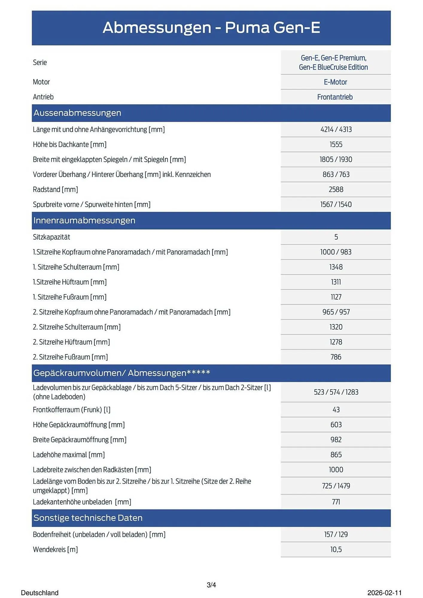 Ford Prospekt von 28. Februar bis 6. März 2026 - Prospekt seite 3