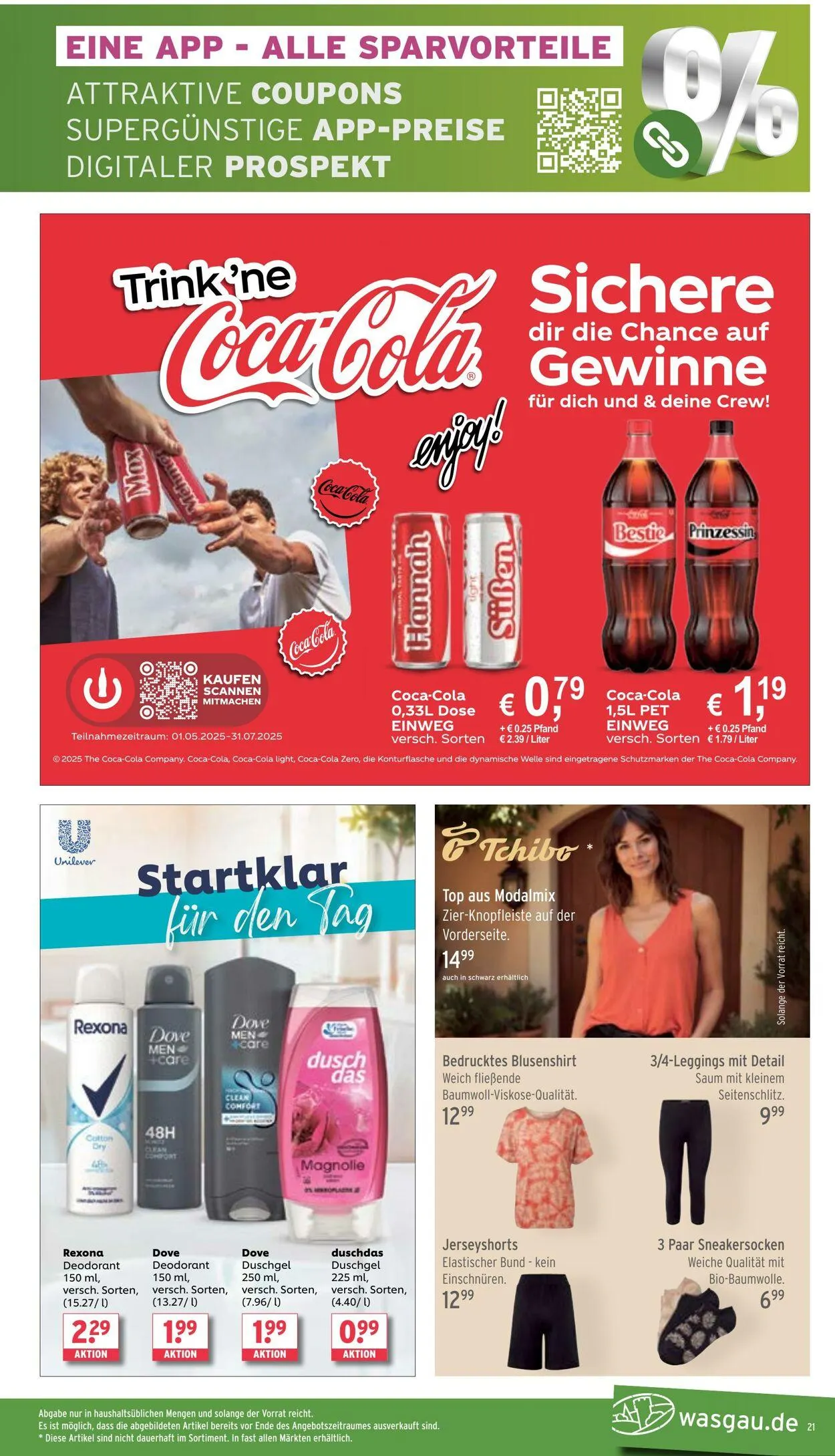 Wasgau von 16. Juni bis 21. Juni 2025 - Prospekt seite 21