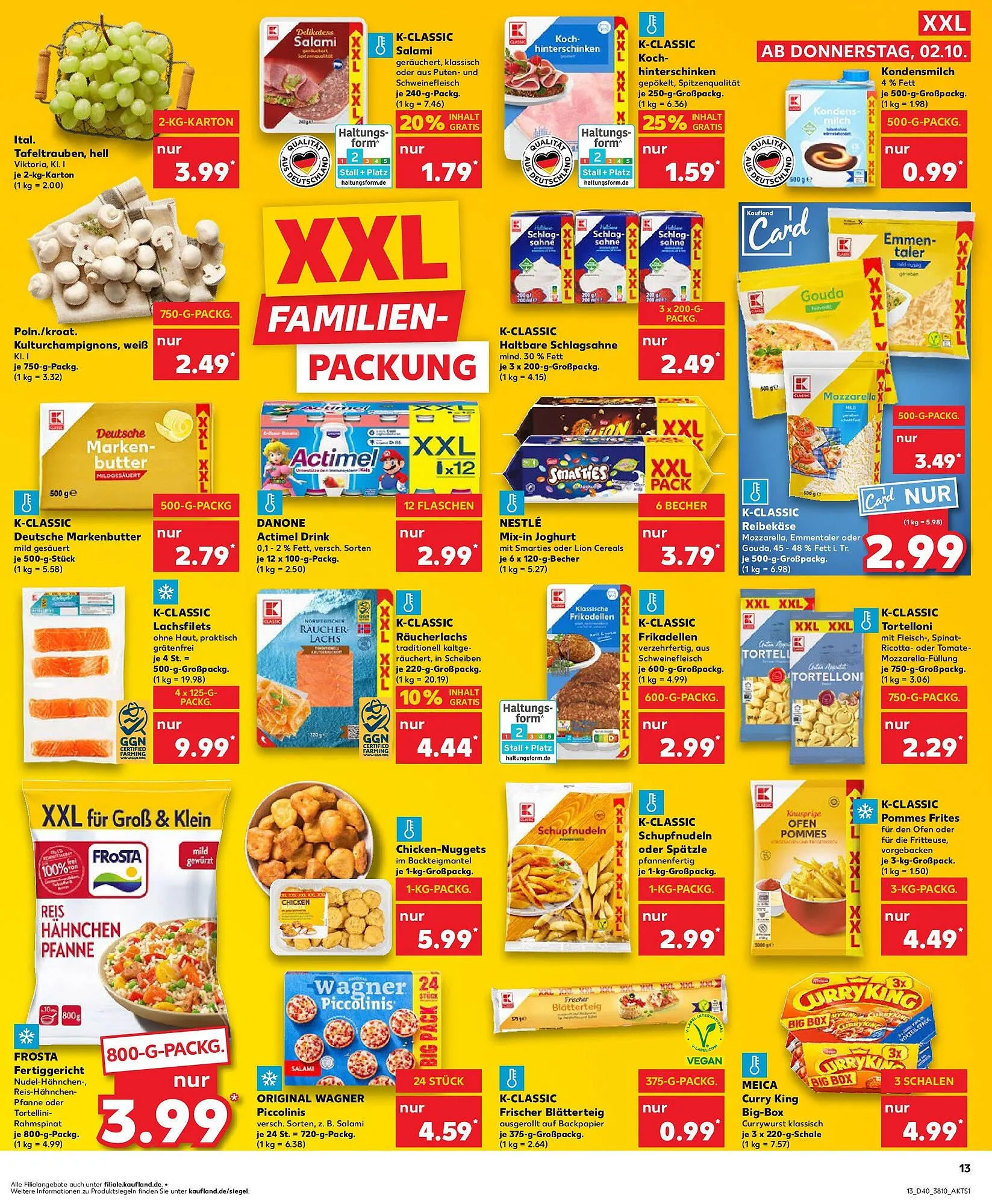 Kaufland Prospekt von 5. Oktober bis 8. Oktober 2025 - Prospekt seite 13