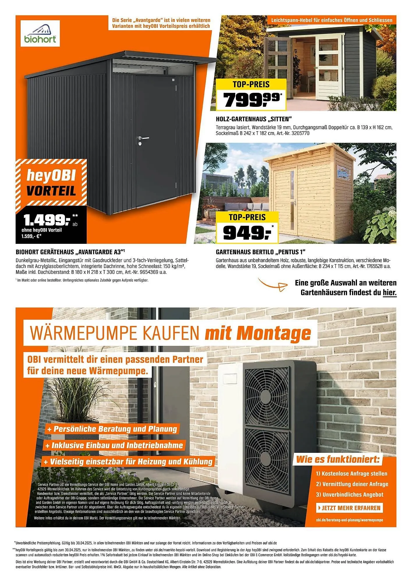 OBI Prospekt von 1. April bis 15. April 2025 - Prospekt seite 22