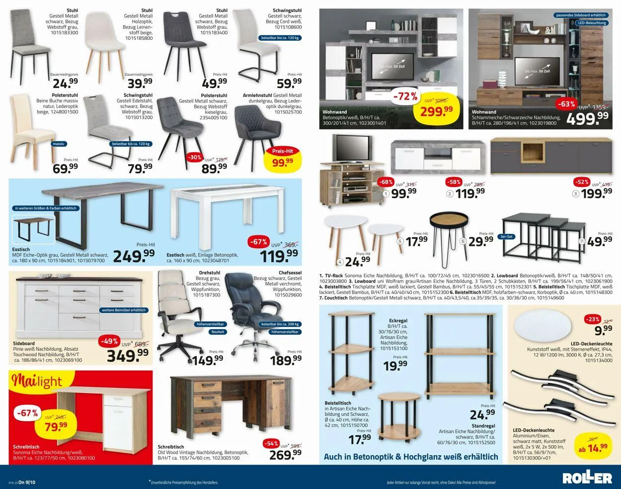 Roller Aktueller Prospekt von 4. Mai bis 17. Mai 2025 - Prospekt seite 8