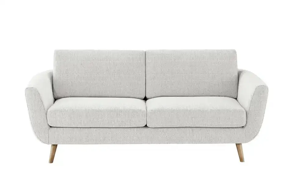 SOHO Sofa weiß - Webstoff Smilla