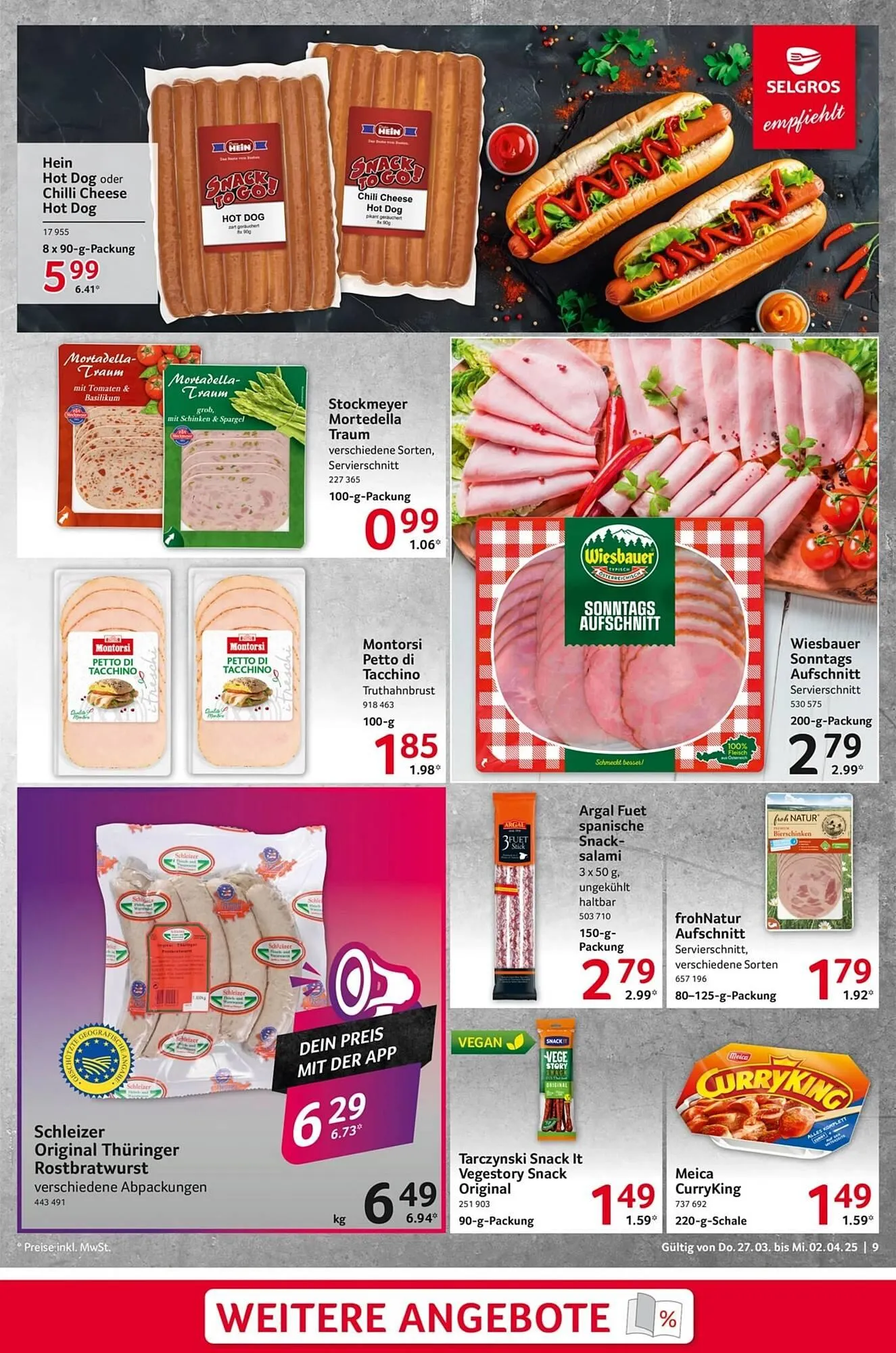 Selgros Prospekt von 27. März bis 3. April 2025 - Prospekt seite 9