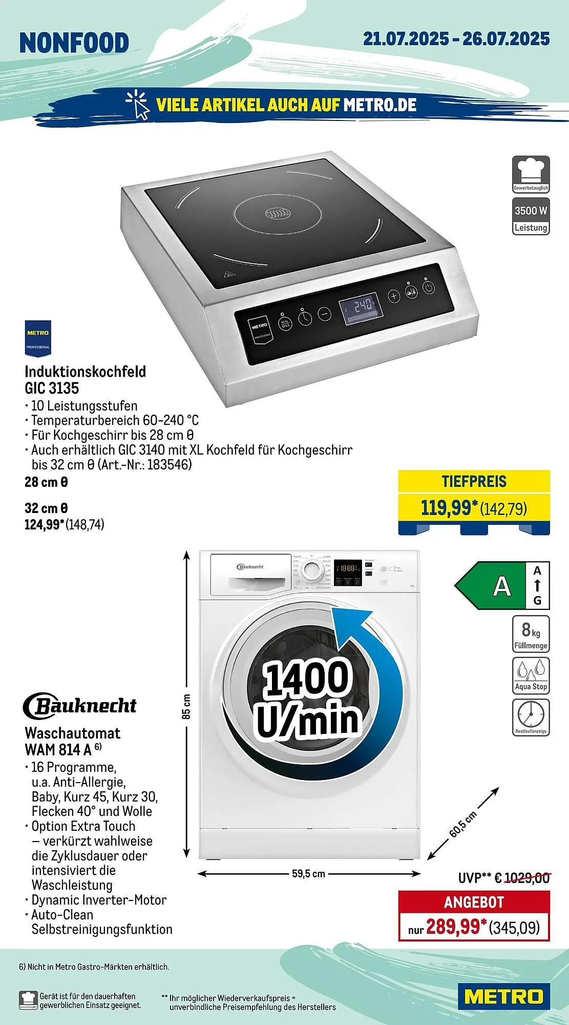METRO Prospekt von 21. Juli bis 27. Juli 2025 - Prospekt seite 18