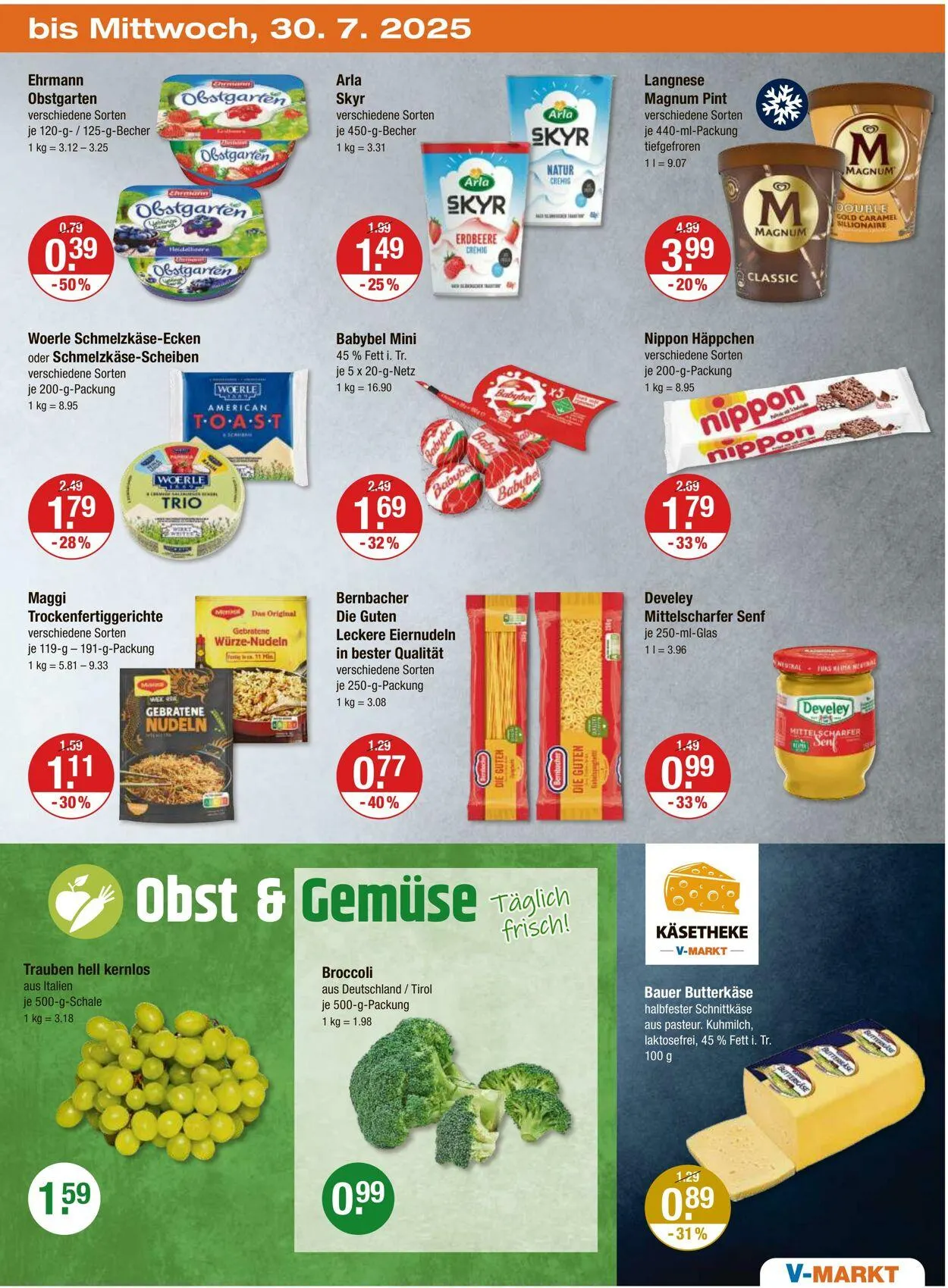 V-Markt Aktueller Prospekt von 24. Juli bis 30. Juli 2025 - Prospekt seite 19