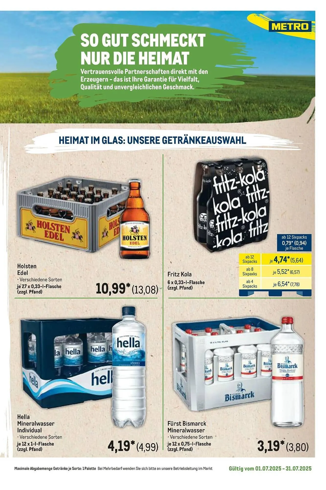 METRO Prospekt von 1. Juli bis 31. Juli 2025 - Prospekt seite 31