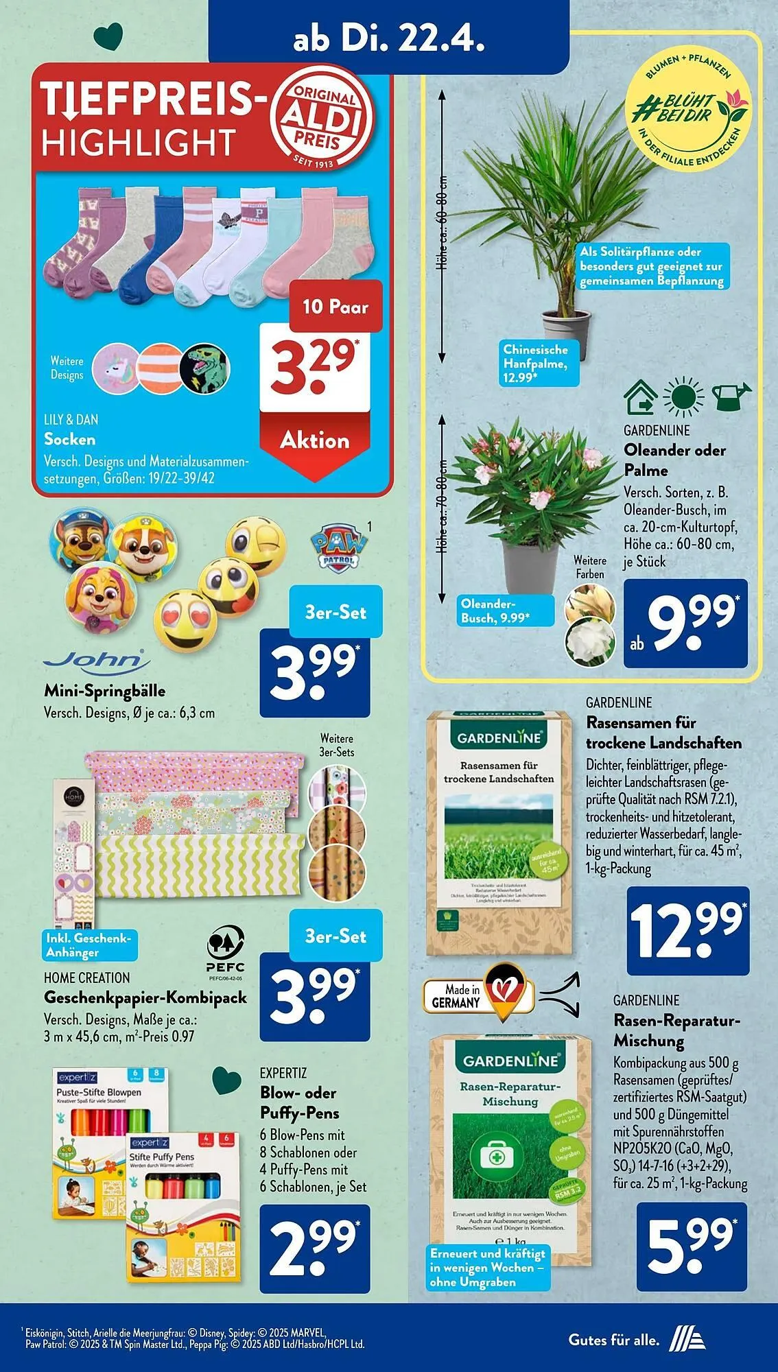 Aldi Süd Prospekt von 22. April bis 27. April 2025 - Prospekt seite 12