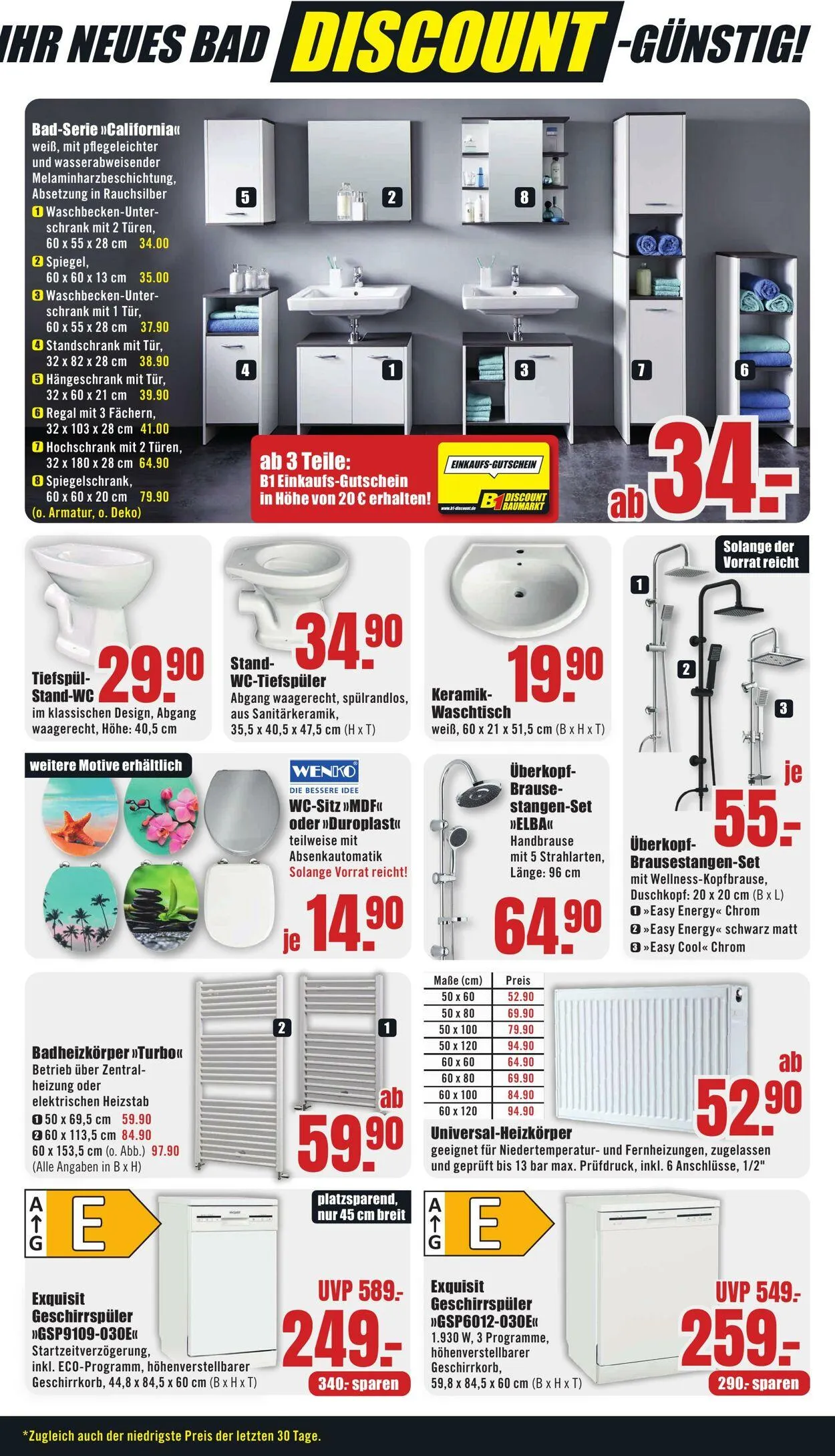 B1 Discount Baumarkt von 16. August bis 22. August 2025 - Prospekt seite 7