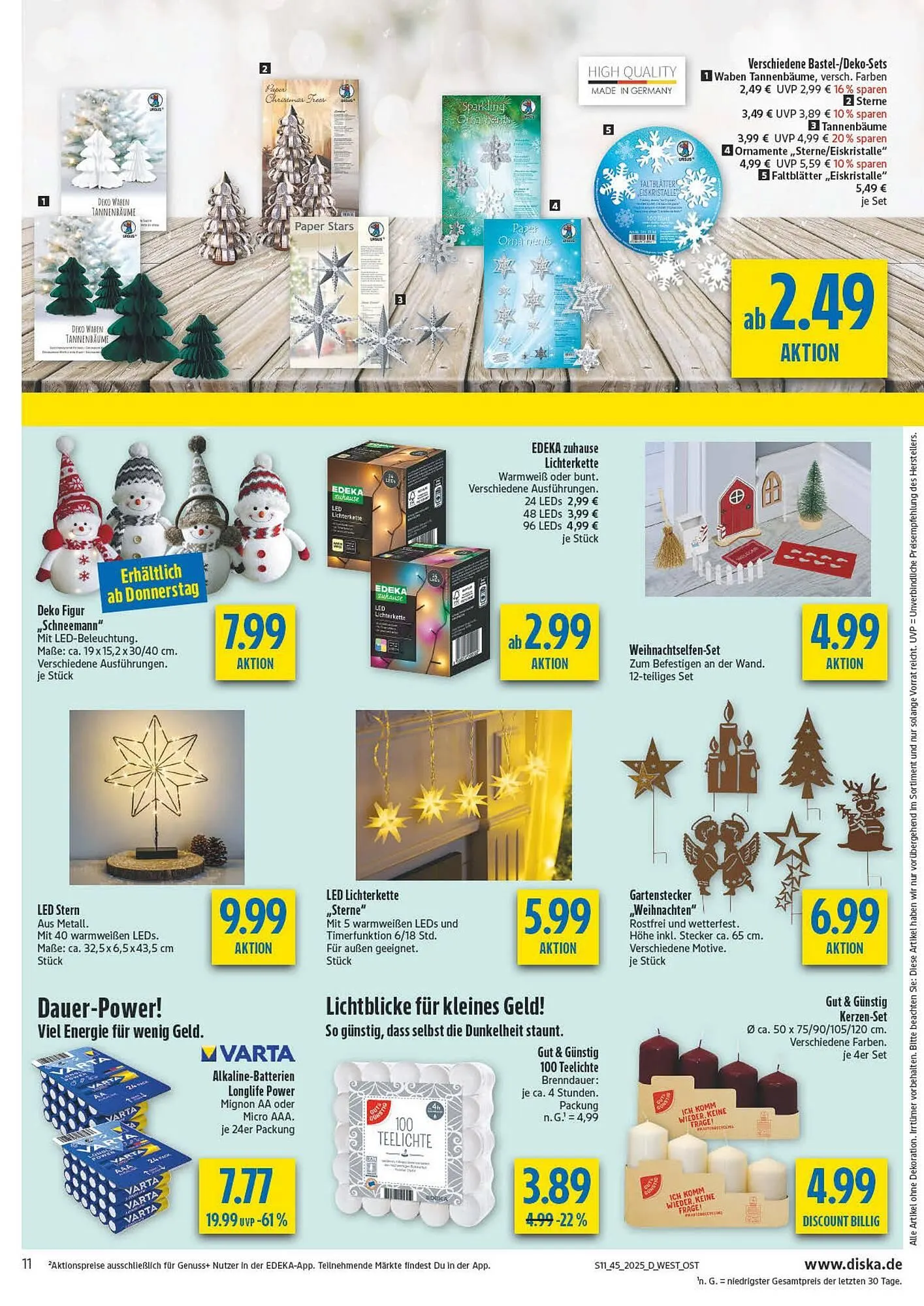 Diska Prospekt von 3. November bis 8. November 2025 - Prospekt seite 11