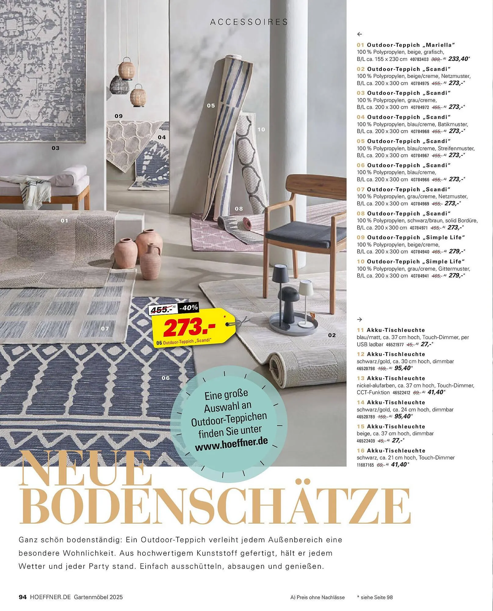 Höffner Prospekt von 31. Januar bis 31. Juli 2025 - Prospekt seite 94
