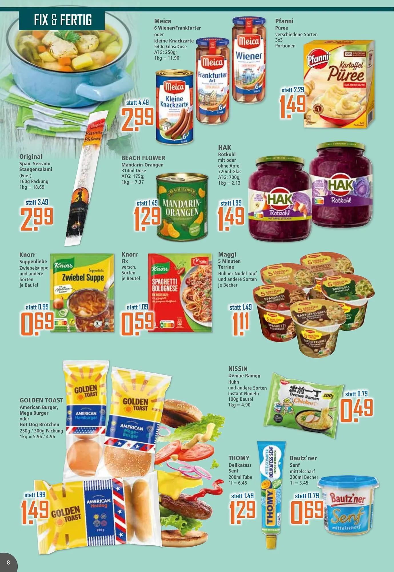 Klaas und Kock Prospekt von 9. März bis 14. März 2026 - Prospekt seite 8