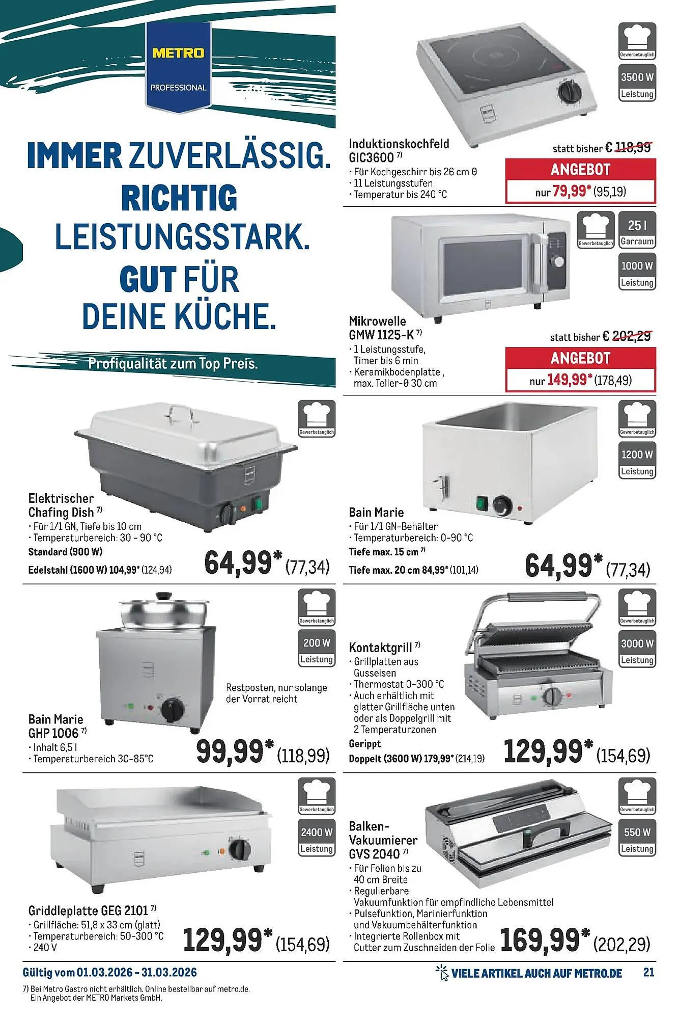 METRO Prospekt von 1. März bis 7. März 2026 - Prospekt seite 21