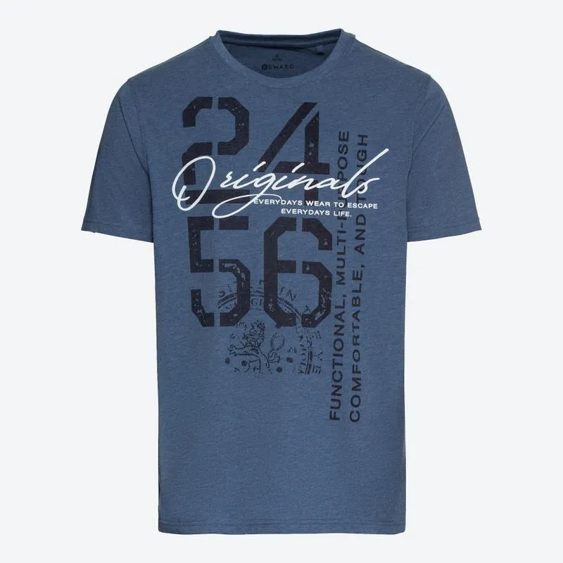 Herren-T-Shirt mit großem Frontaufdruck