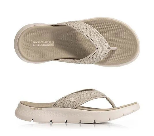 SKECHERS Damen-Pantolette Go Walk Flex-Holly Strick ULTRA GO® Dämpfung