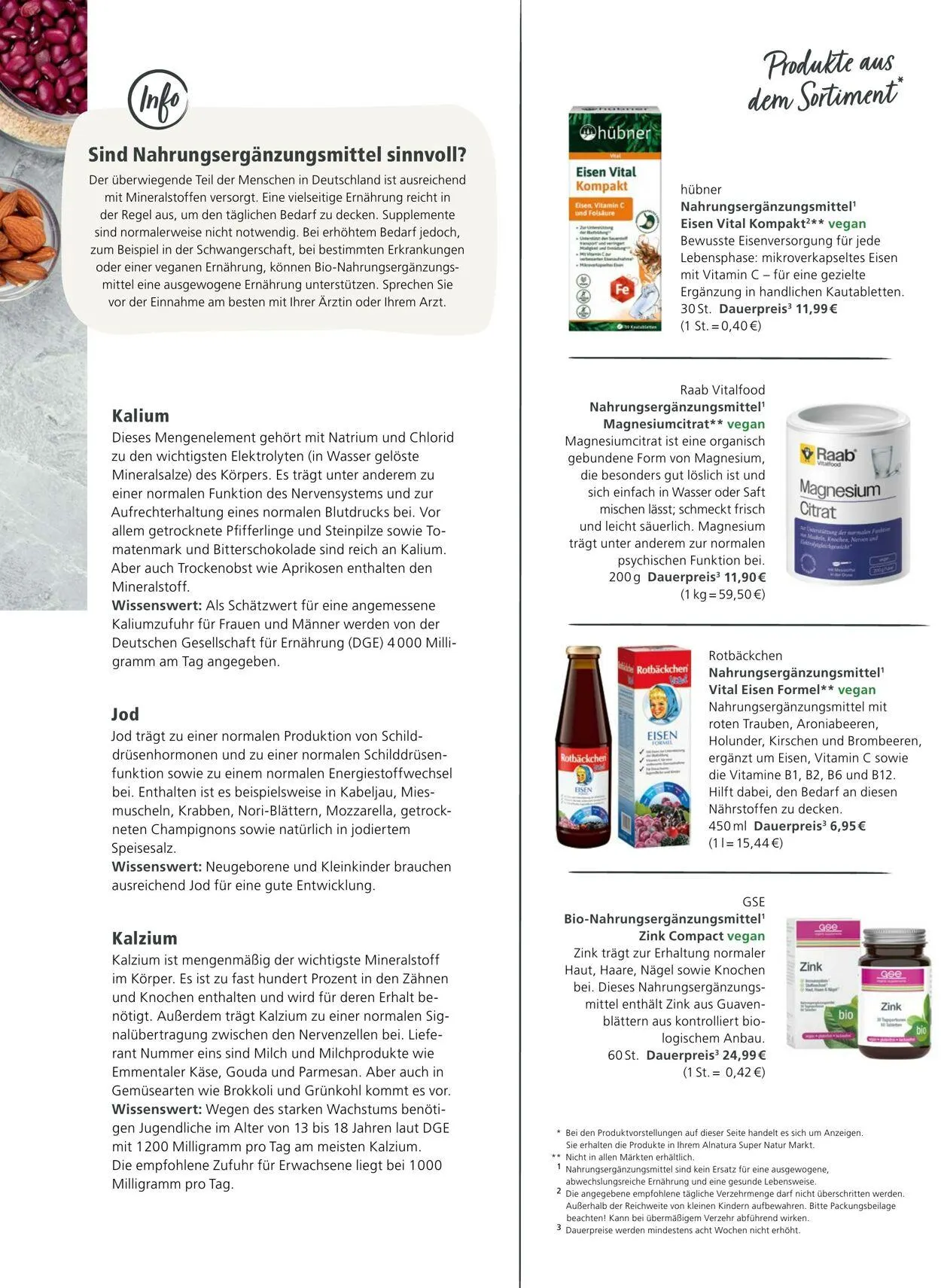 Alnatura von 1. April bis 30. April 2025 - Prospekt seite 63