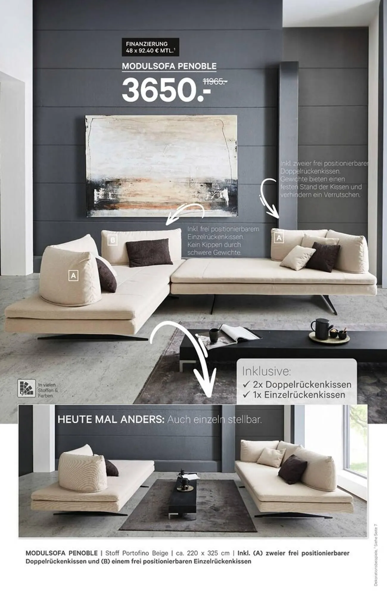 Kabs Polsterwelt Prospekt von 11. April bis 1. Mai 2025 - Prospekt seite 22