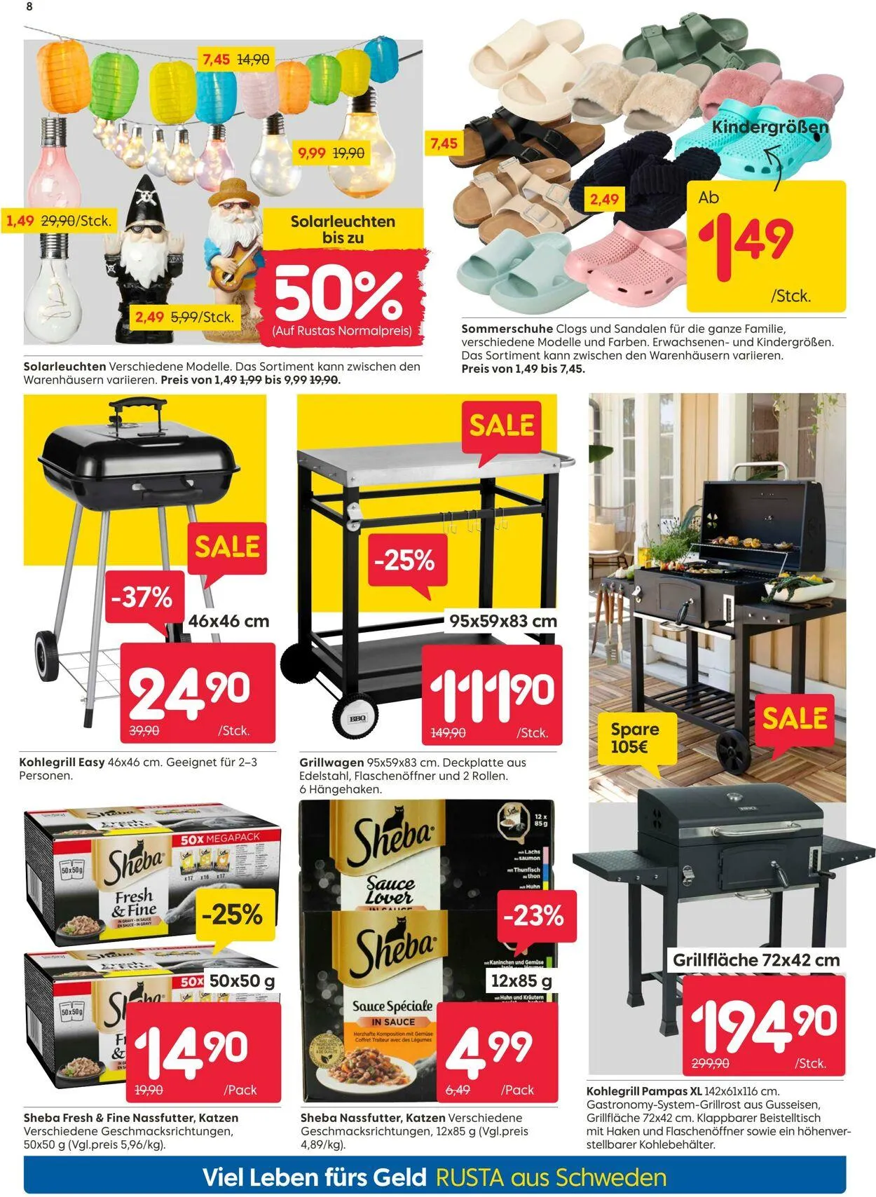 Rusta von 16. Juli bis 30. Juli 2025 - Prospekt seite 8