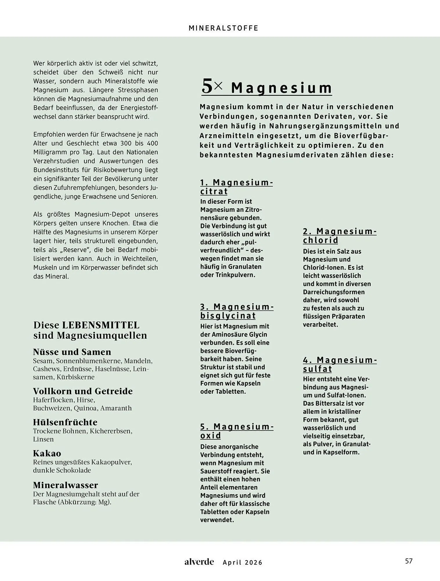 Dm drogerie Magazin von 1. April bis 30. April 2026 - Prospekt seite 57