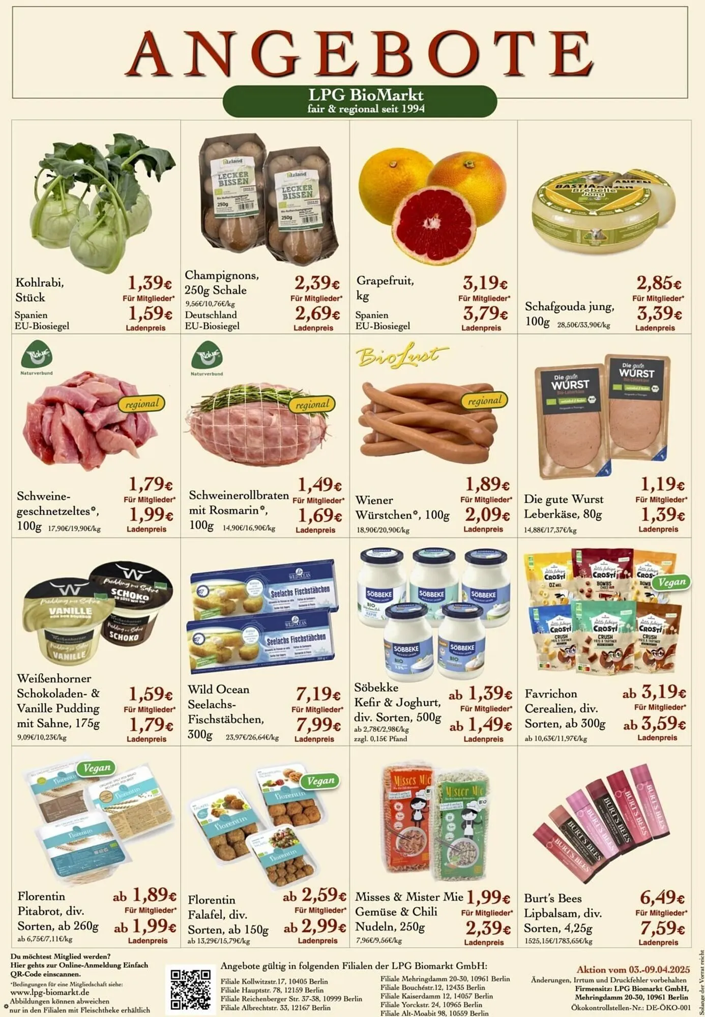 LPG Biomarkt Prospekt von 3. April bis 9. April 2025 - Prospekt seite 2