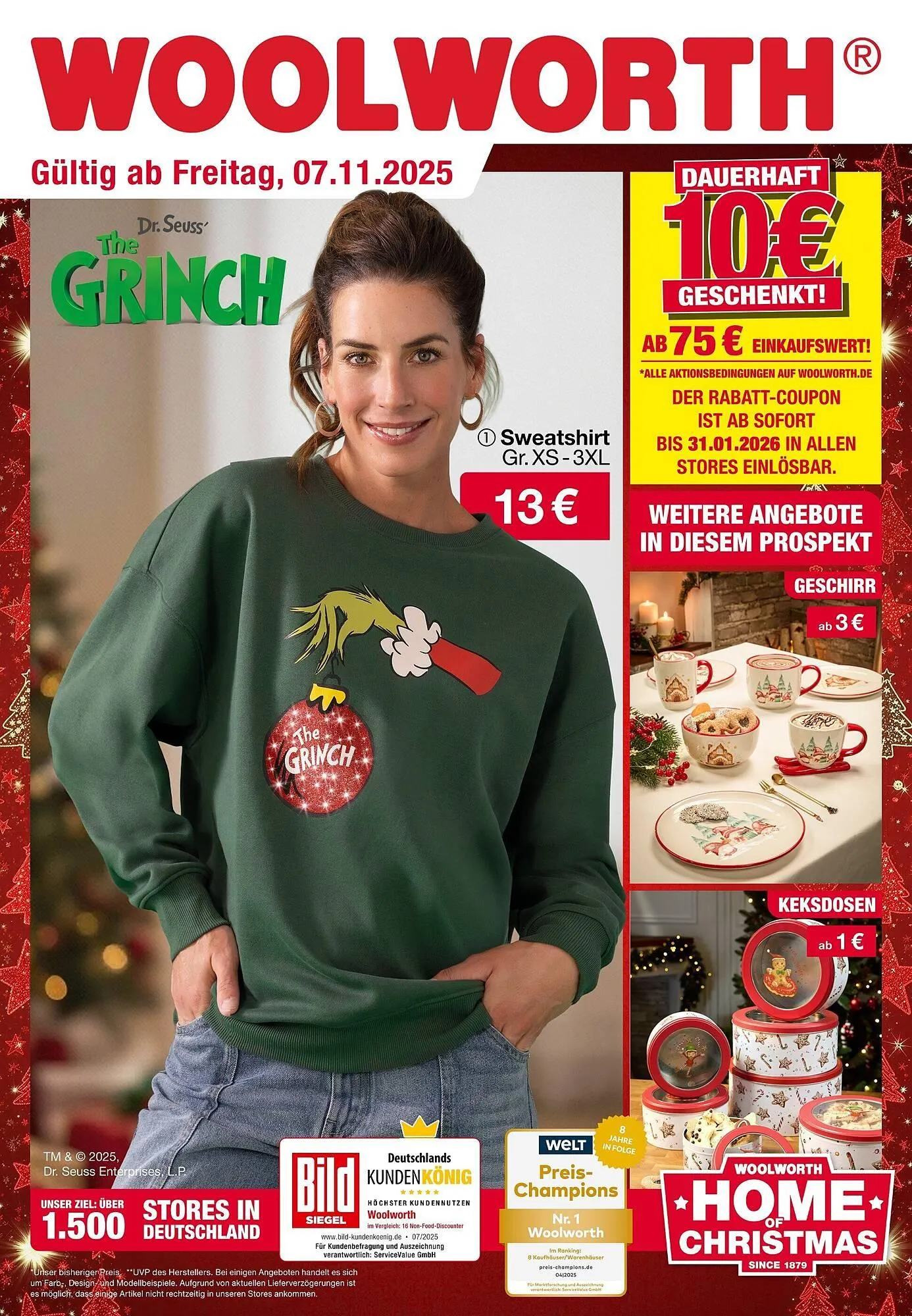 Woolworth Prospekt von 7. November bis 17. November 2025 - Prospekt seite 1