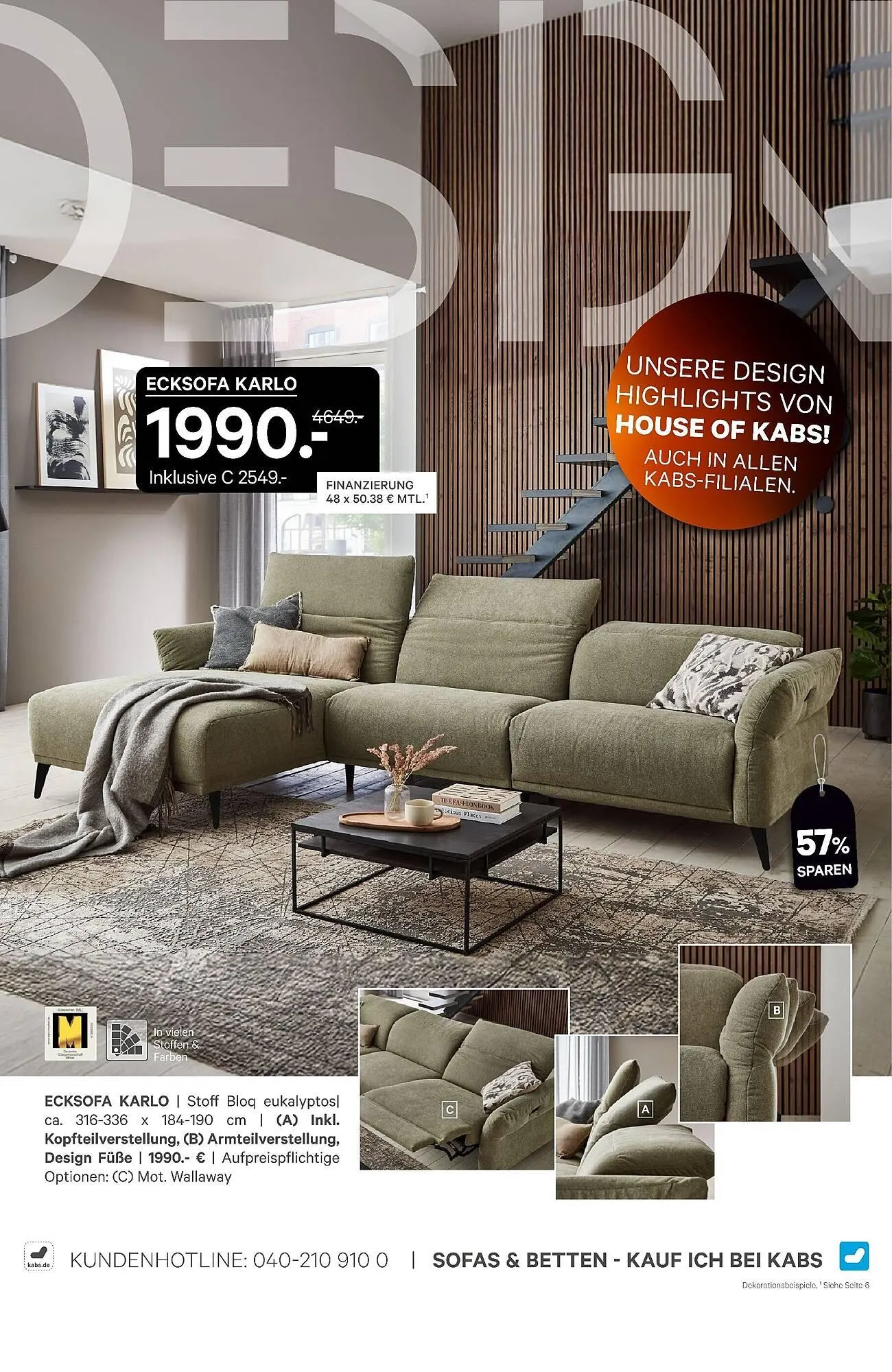 Kabs Polsterwelt Prospekt von 26. März bis 29. April 2026 - Prospekt seite 27