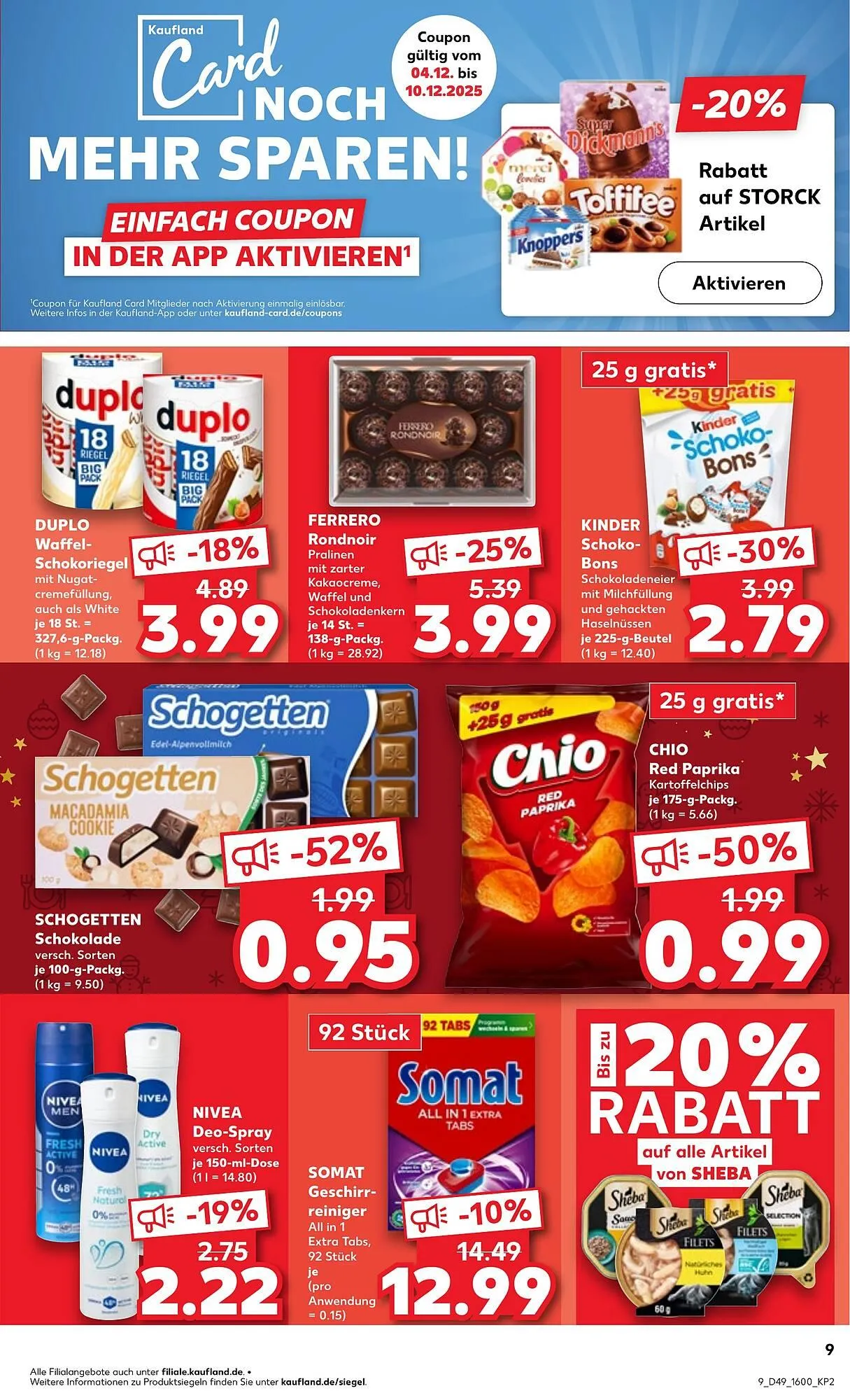 Kaufland Prospekt von 4. Dezember bis 10. Dezember 2025 - Prospekt seite 9