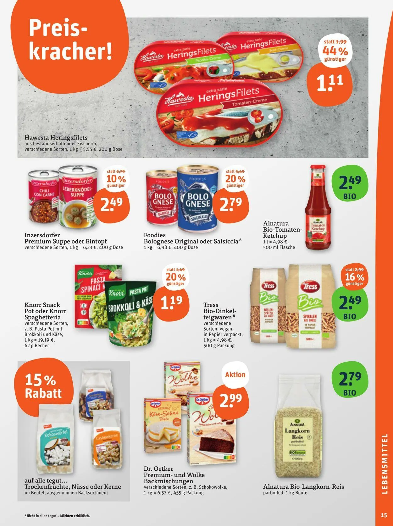 Tegut Aktueller Prospekt von 14. Juli bis 20. Juli 2025 - Prospekt seite 17