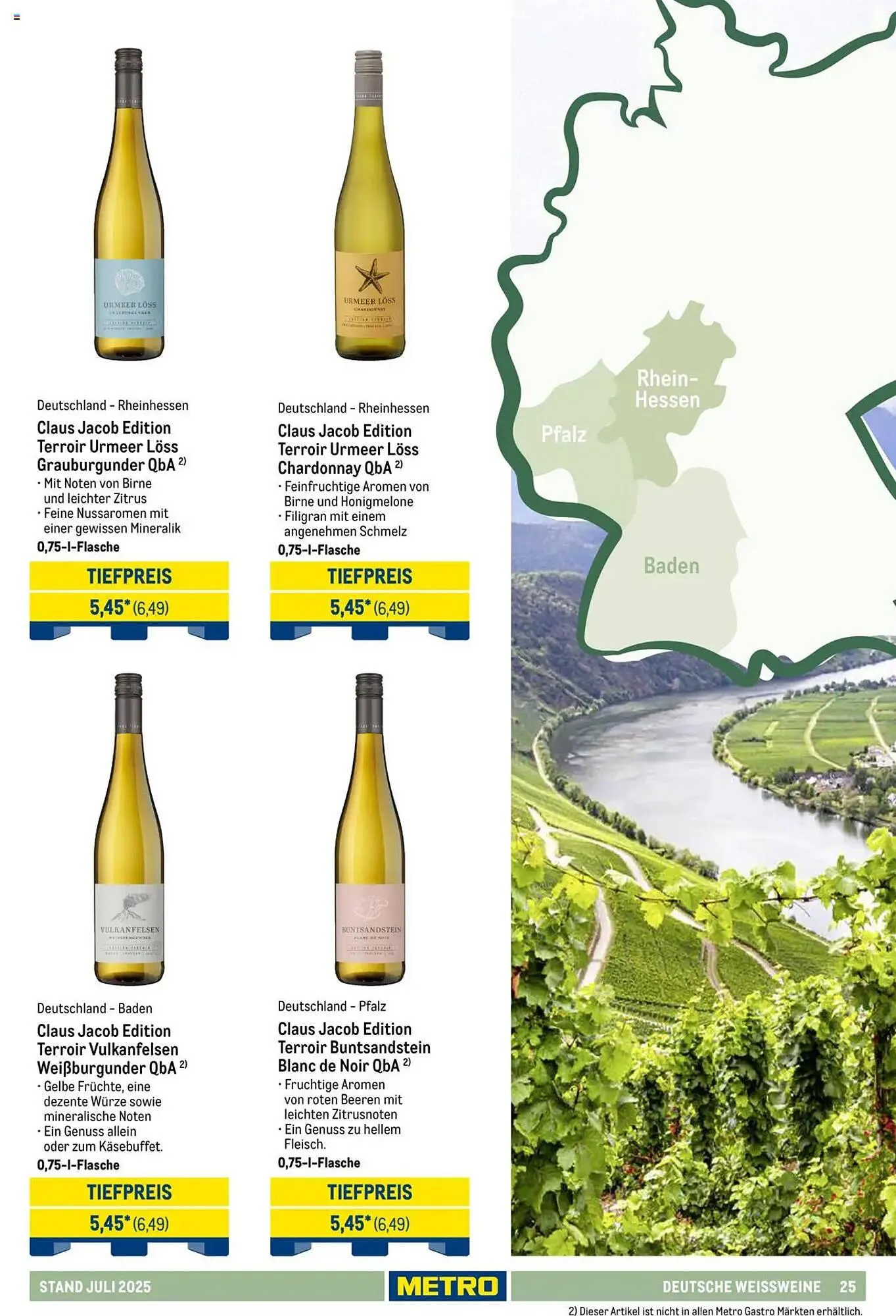 METRO Prospekt von 1. Juli bis 31. Juli 2025 - Prospekt seite 25