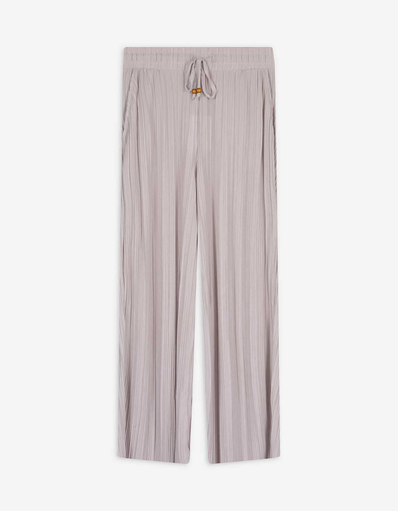 Palazzohose - einfarbig - beige