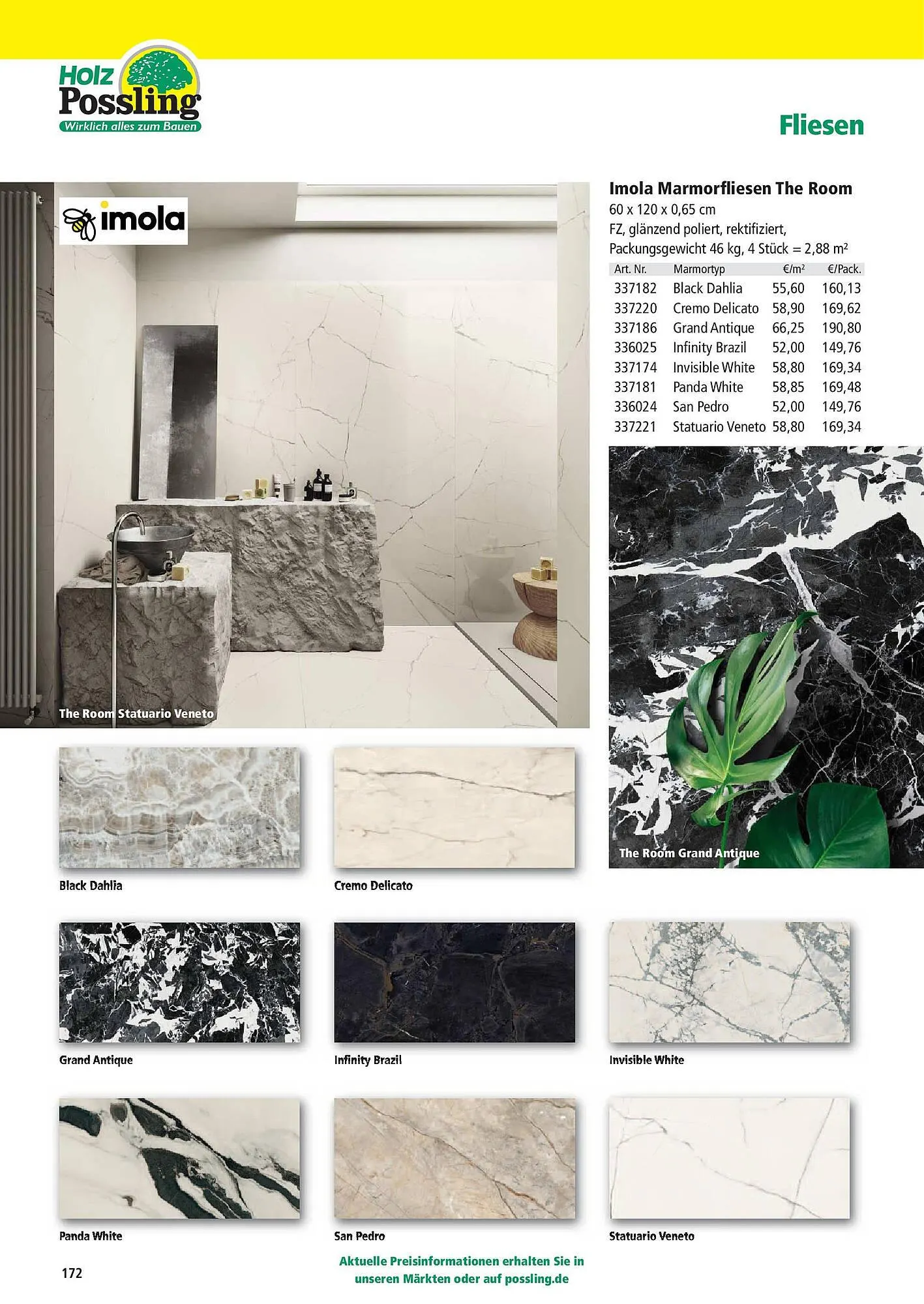 Holz Possling Prospekt von 31. März bis 30. Juni 2025 - Prospekt seite 172