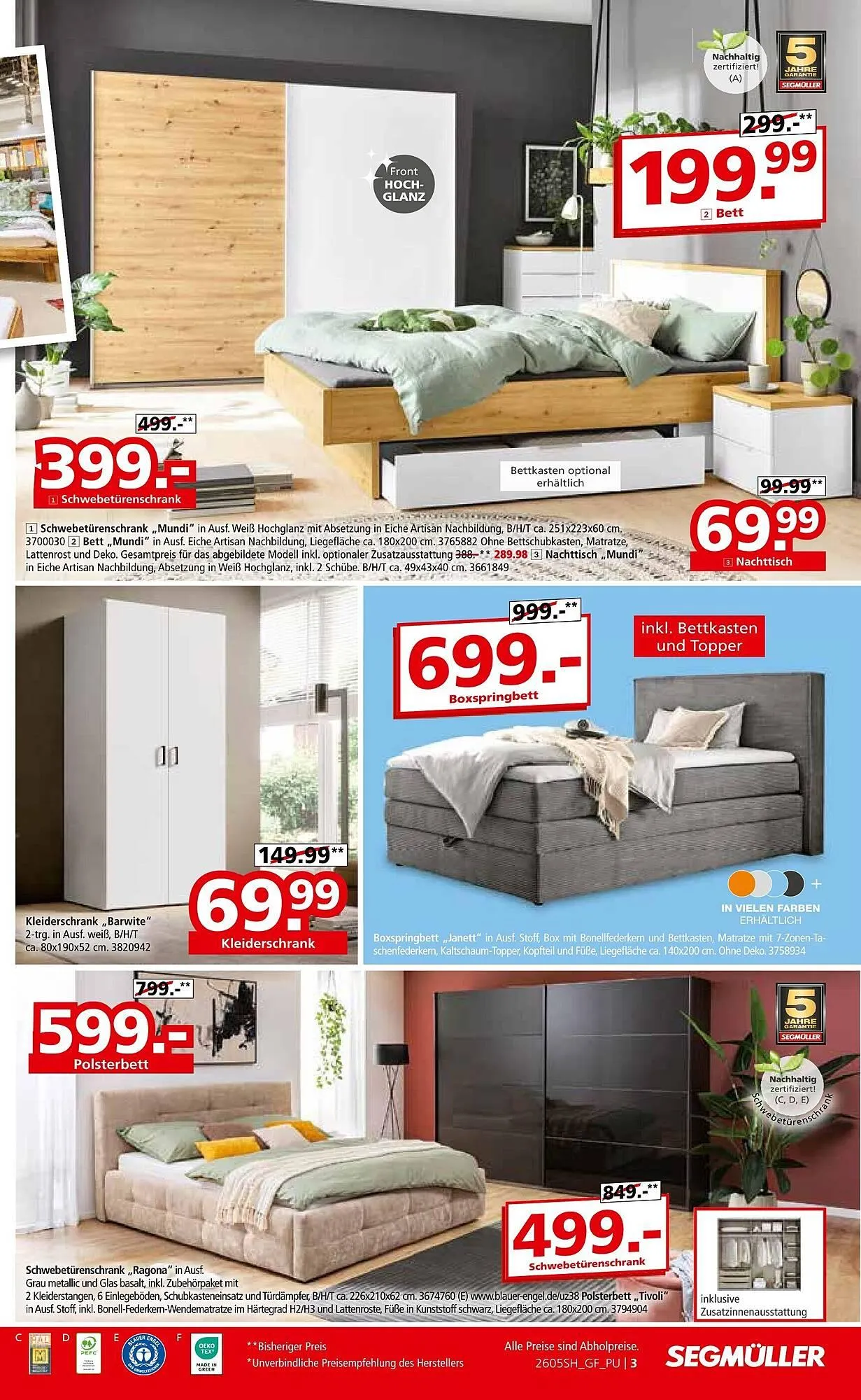 Segmüller Prospekt von 25. April bis 9. Mai 2026 - Prospekt seite 5