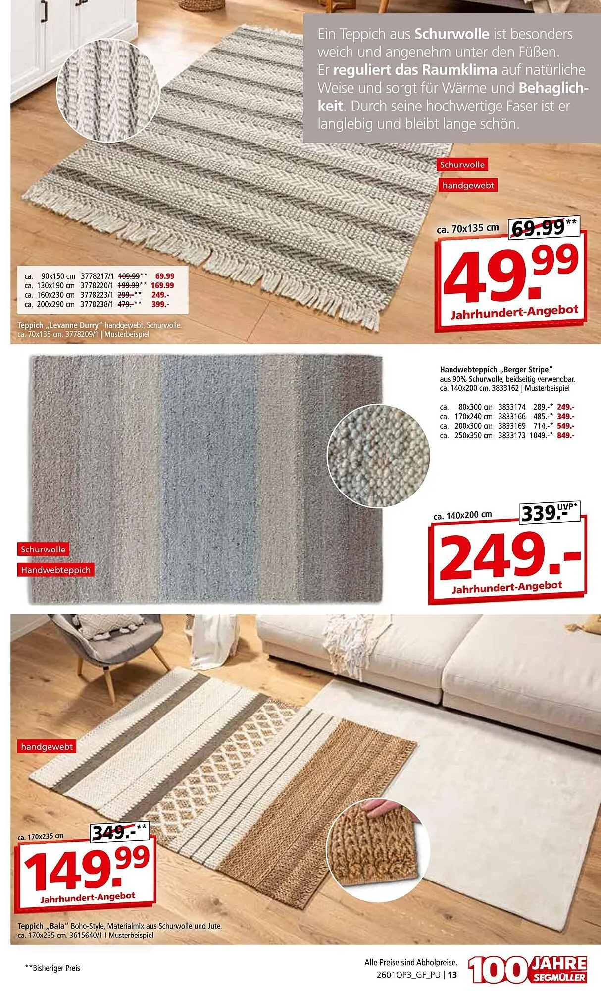 Segmüller Prospekt von 29. Dezember bis 29. März 2026 - Prospekt seite 13